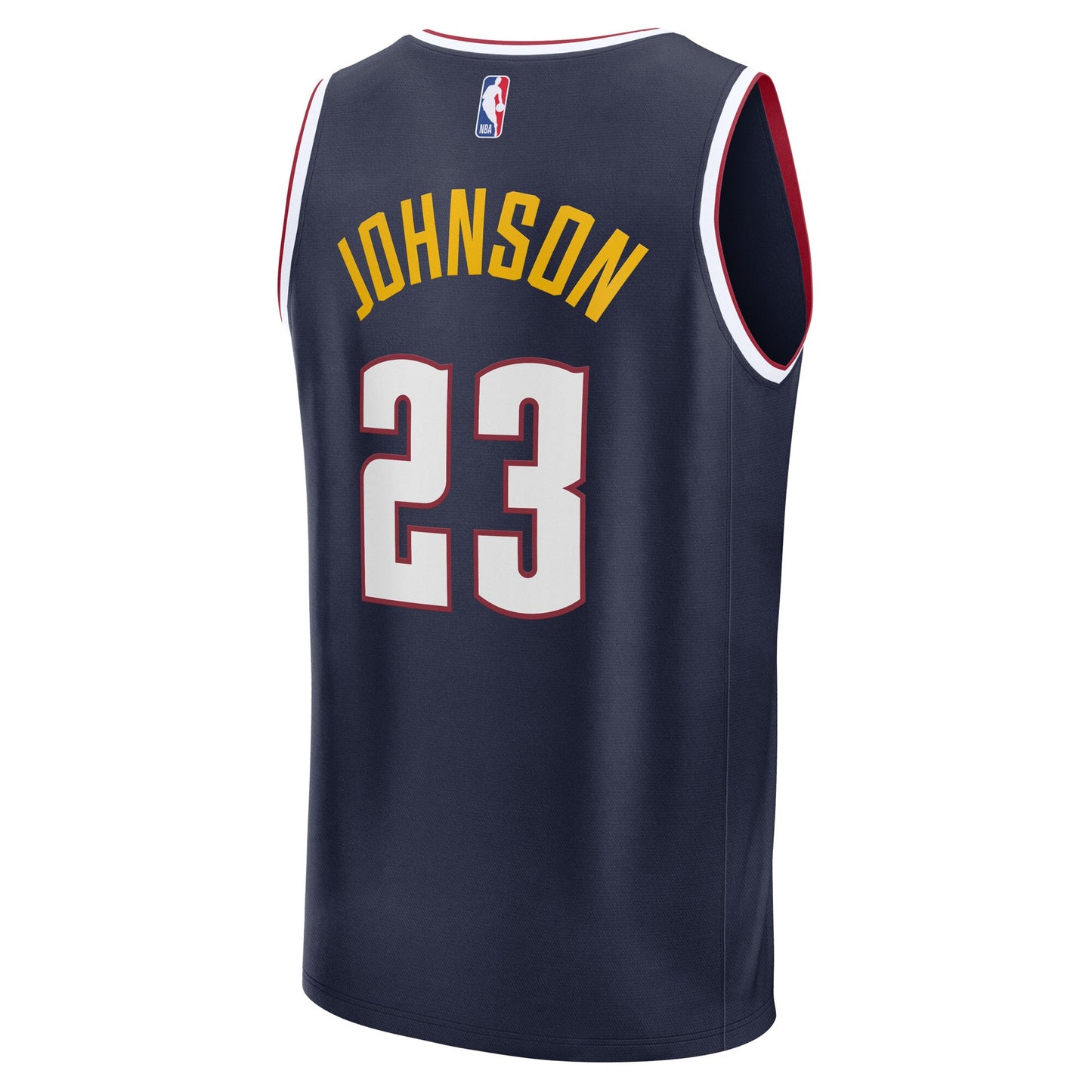 Men's Denver Nuggets Cameron Johnson Fanatics Navy Fast Break Replica Jersey - Icon Edition