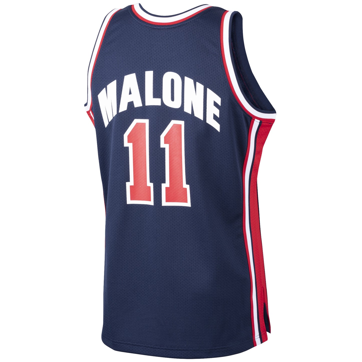 Men's USA Basketball Karl Malone Mitchell & Ness Navy 1992 Dream Team Authentic Jersey