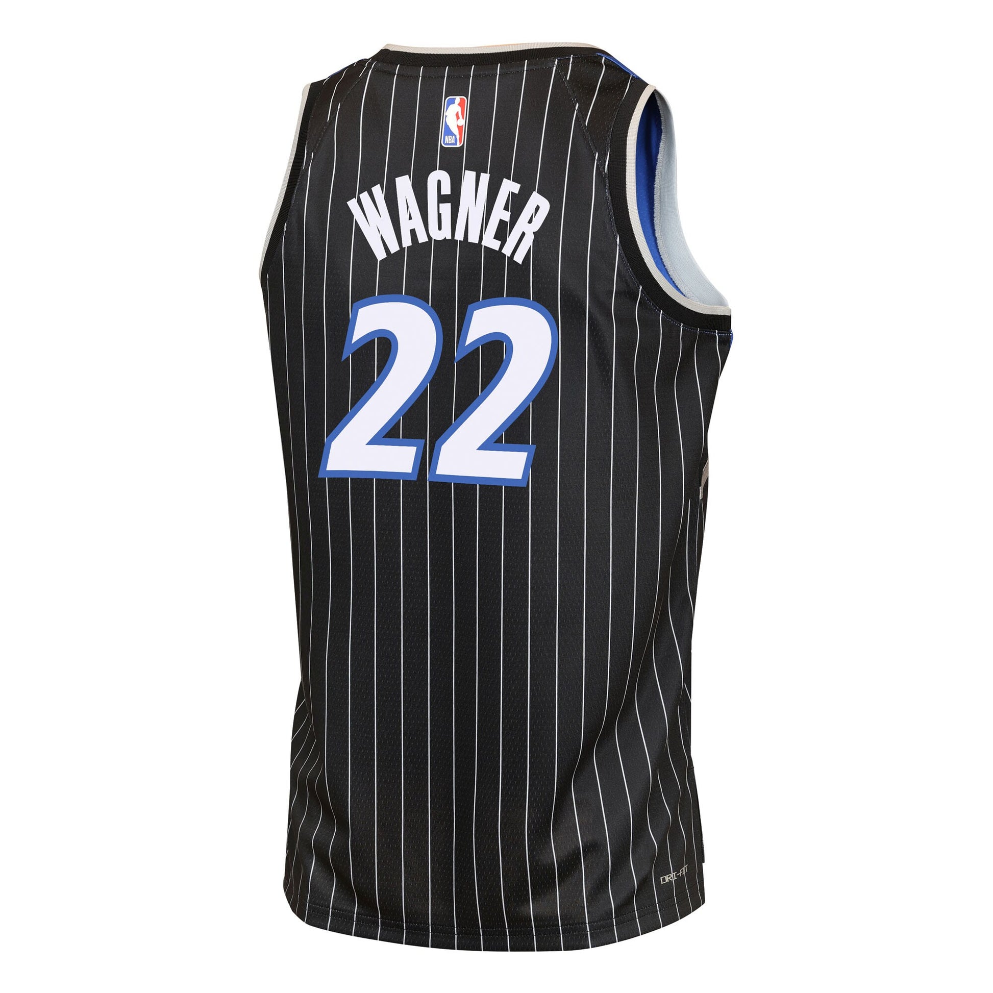 Youth Orlando Magic Franz Wagner Jordan Brand Black Swingman Jersey - Statement Edition