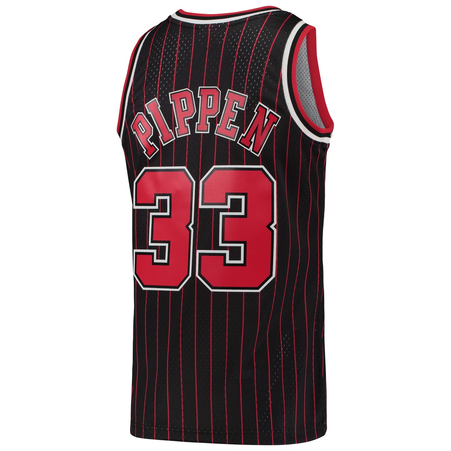 Men's Chicago Bulls Scottie Pippen Mitchell & Ness Black Hardwood Classics Swingman Jersey