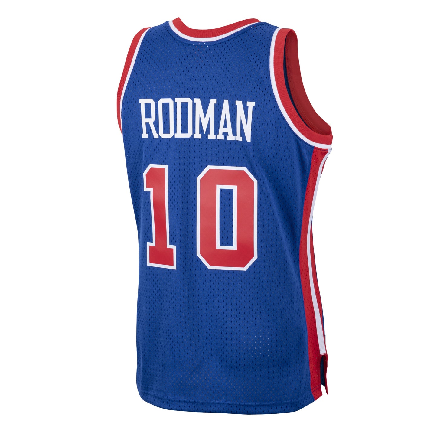 Men's Detroit Pistons Dennis Rodman Mitchell & Ness Royal 1988/89 Hardwood Classics Swingman Jersey