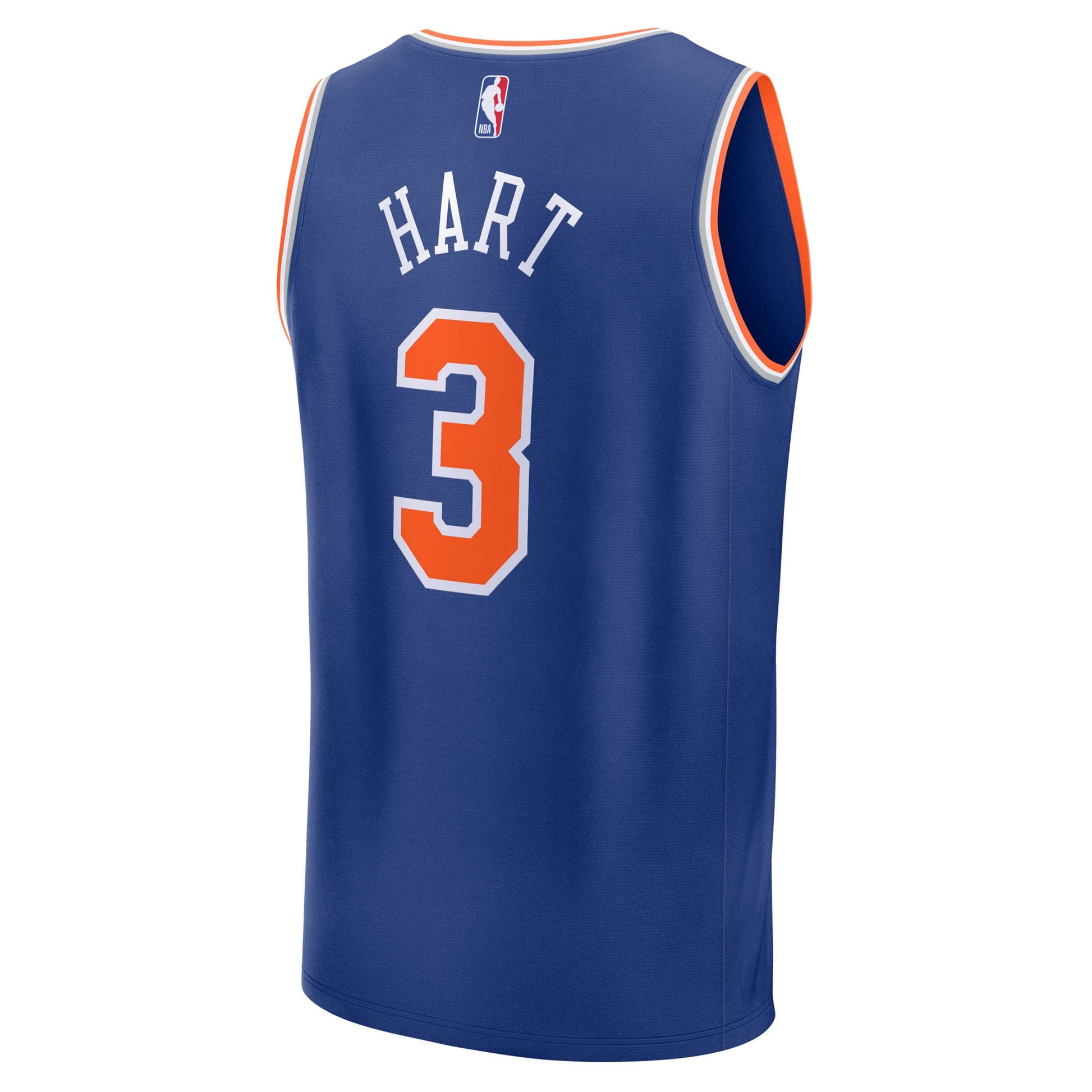 Youth New York Knicks Josh Hart Fanatics Blue Fast Break Replica Player Jersey - Icon Edition