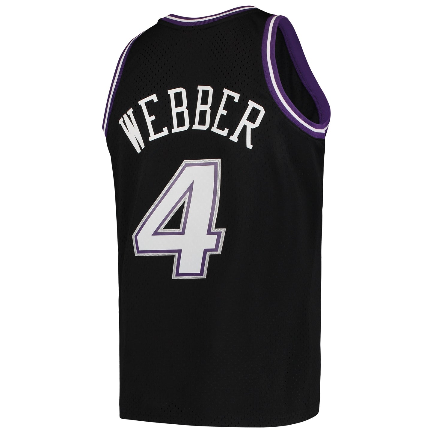 Men's Sacramento Kings Chris Webber Mitchell & Ness Black 2000/01 Hardwood Classics Swingman Jersey