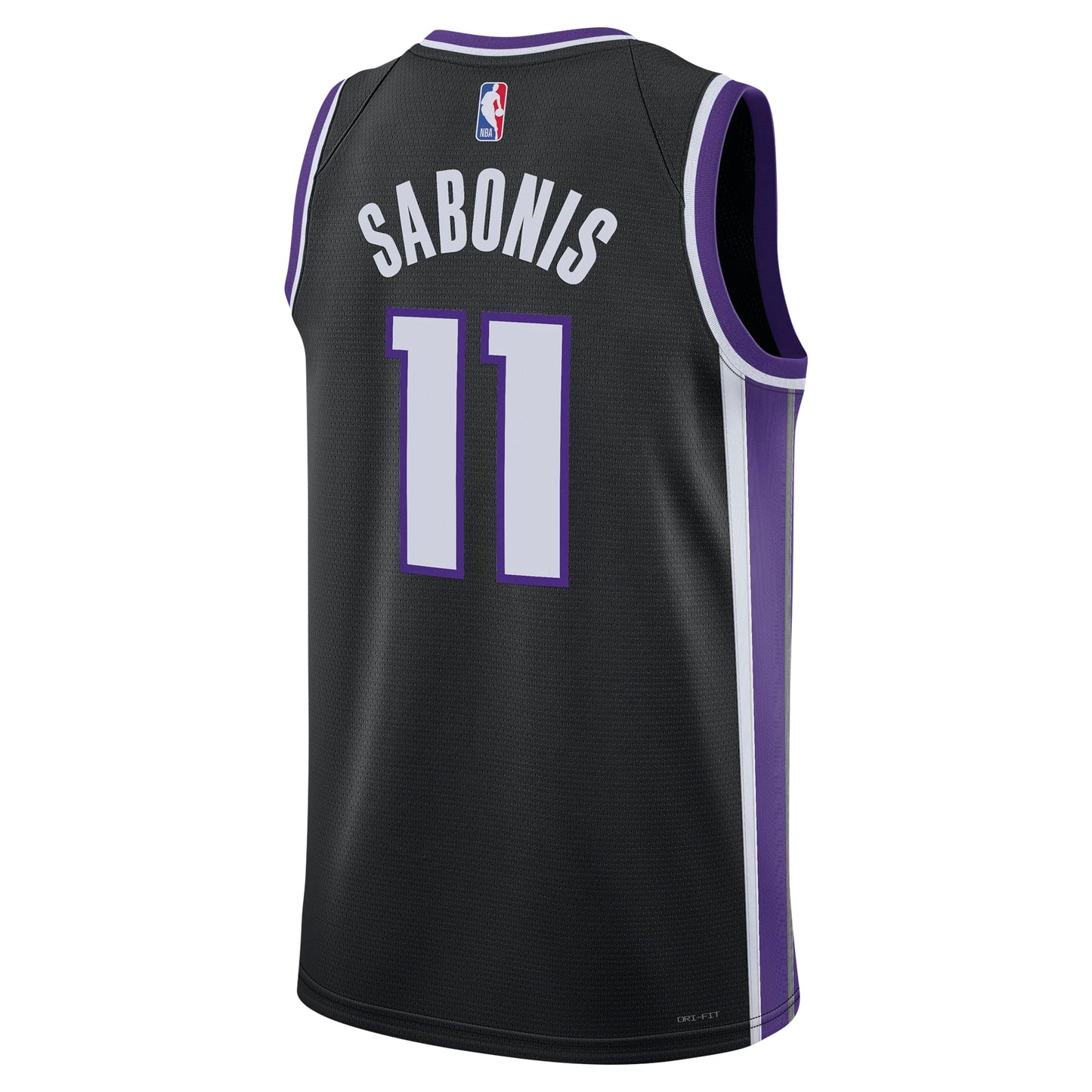 Unisex Sacramento Kings Domantas Sabonis Nike Black Swingman Player Jersey - Icon Edition