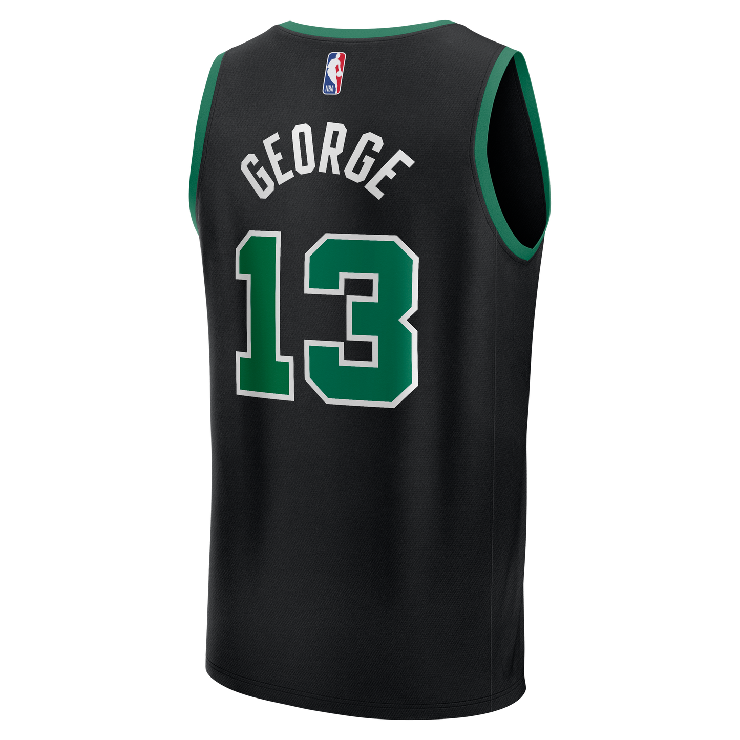Youth Boston Celtics Paul George Fanatics Black Fast Break Replica Jersey - Statement Edition