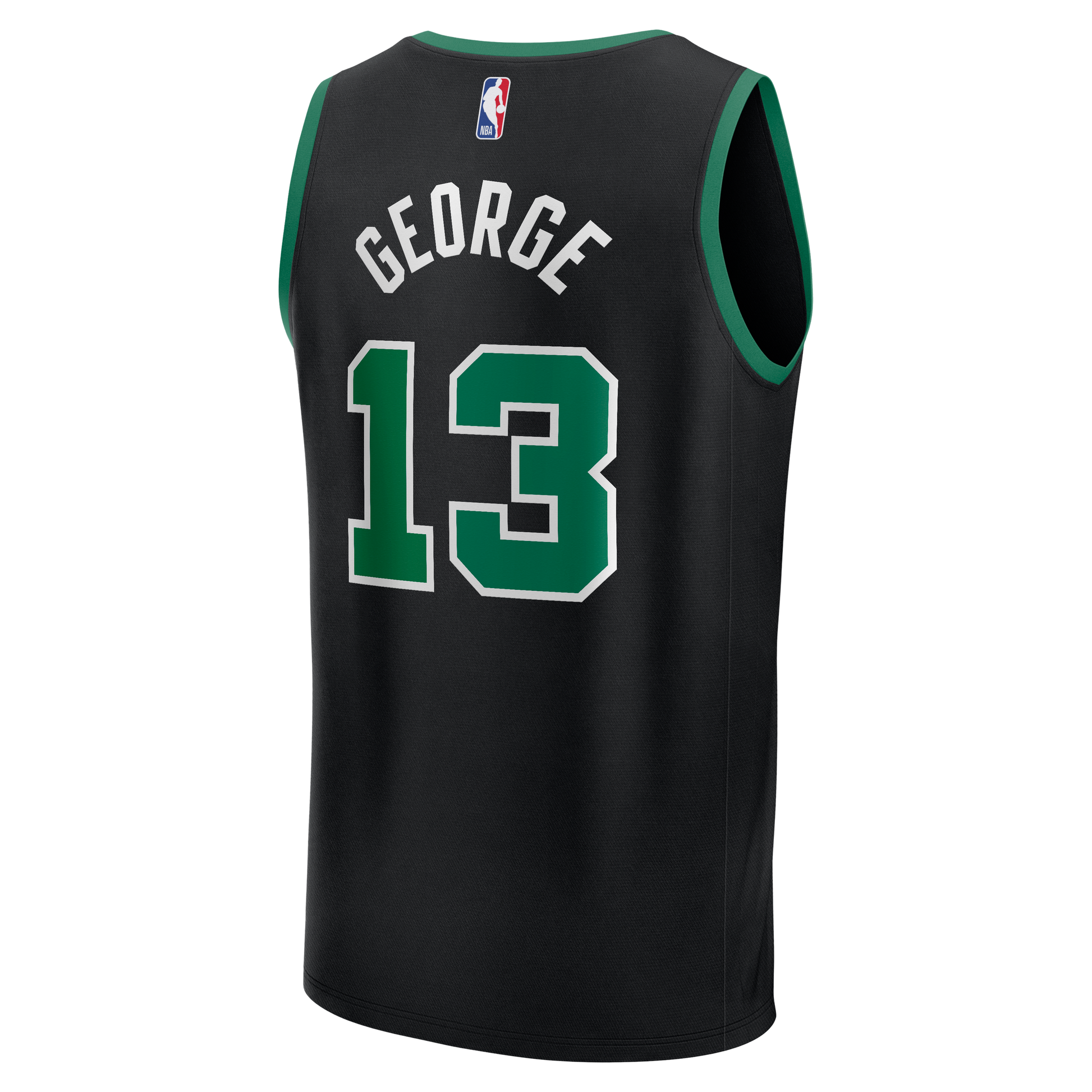 Youth Boston Celtics Paul George Fanatics Black Fast Break Replica Jersey - Statement Edition