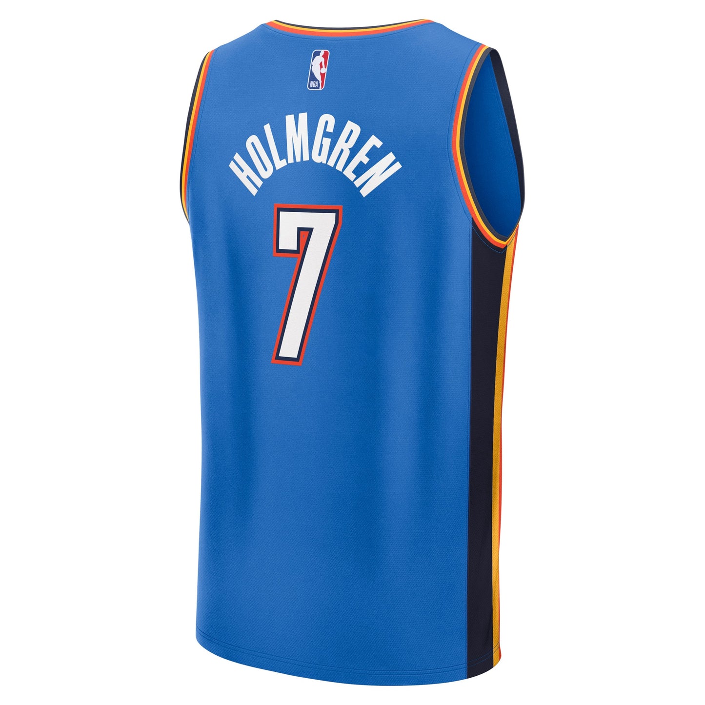 Men's Oklahoma City Thunder Chet Holmgren Fanatics Blue Fast Break Replica Player Jersey - Icon Edition