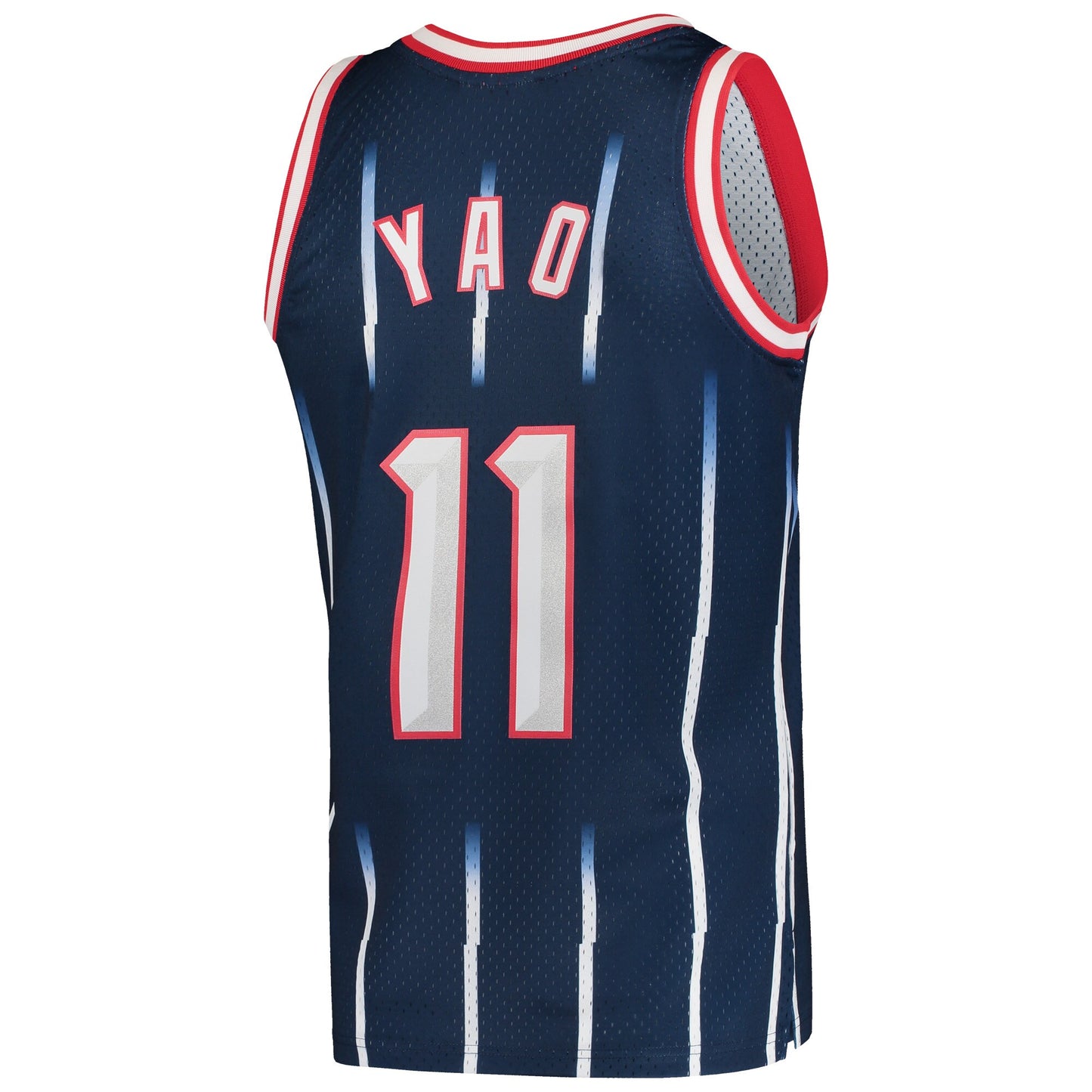 Men's Houston Rockets Yao Ming Mitchell & Ness Navy 2002/03 Hardwood Classics Swingman Jersey