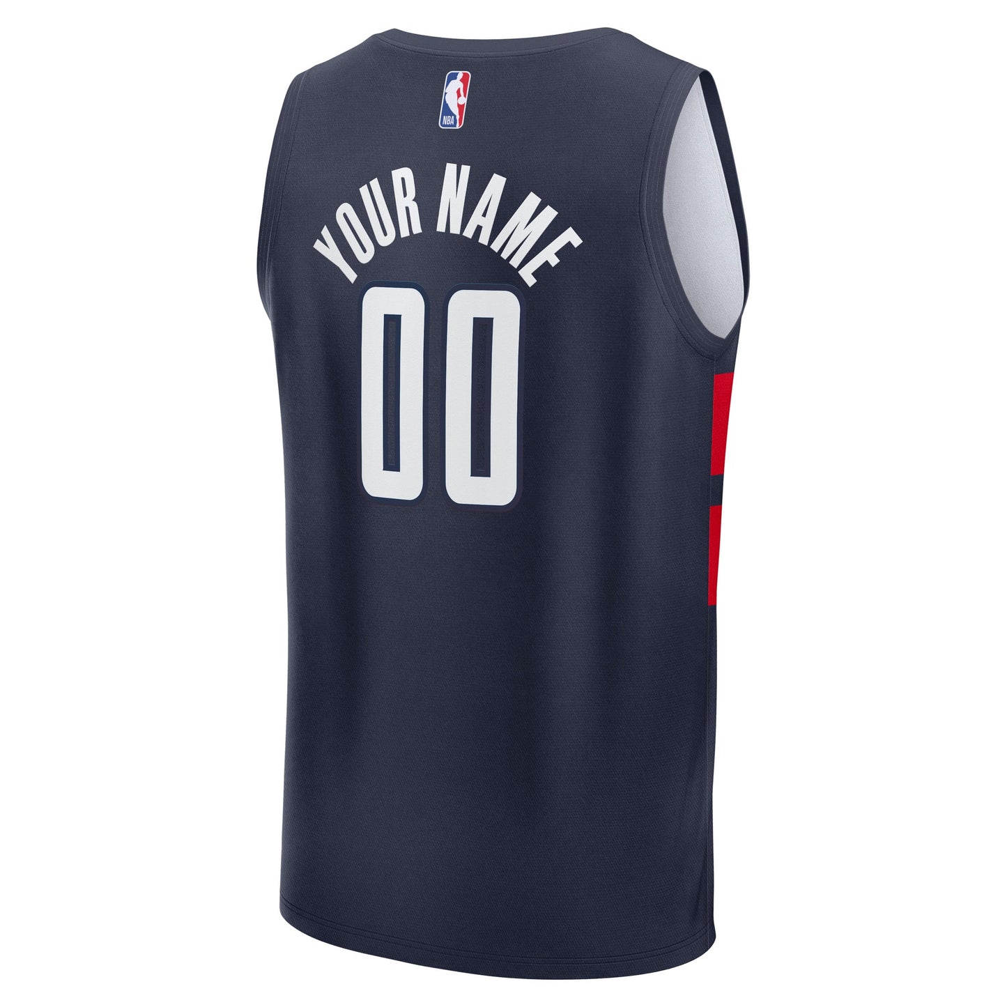 Youth Washington Wizards Fanatics Navy Fast Break Custom Replica Jersey - Statement Edition
