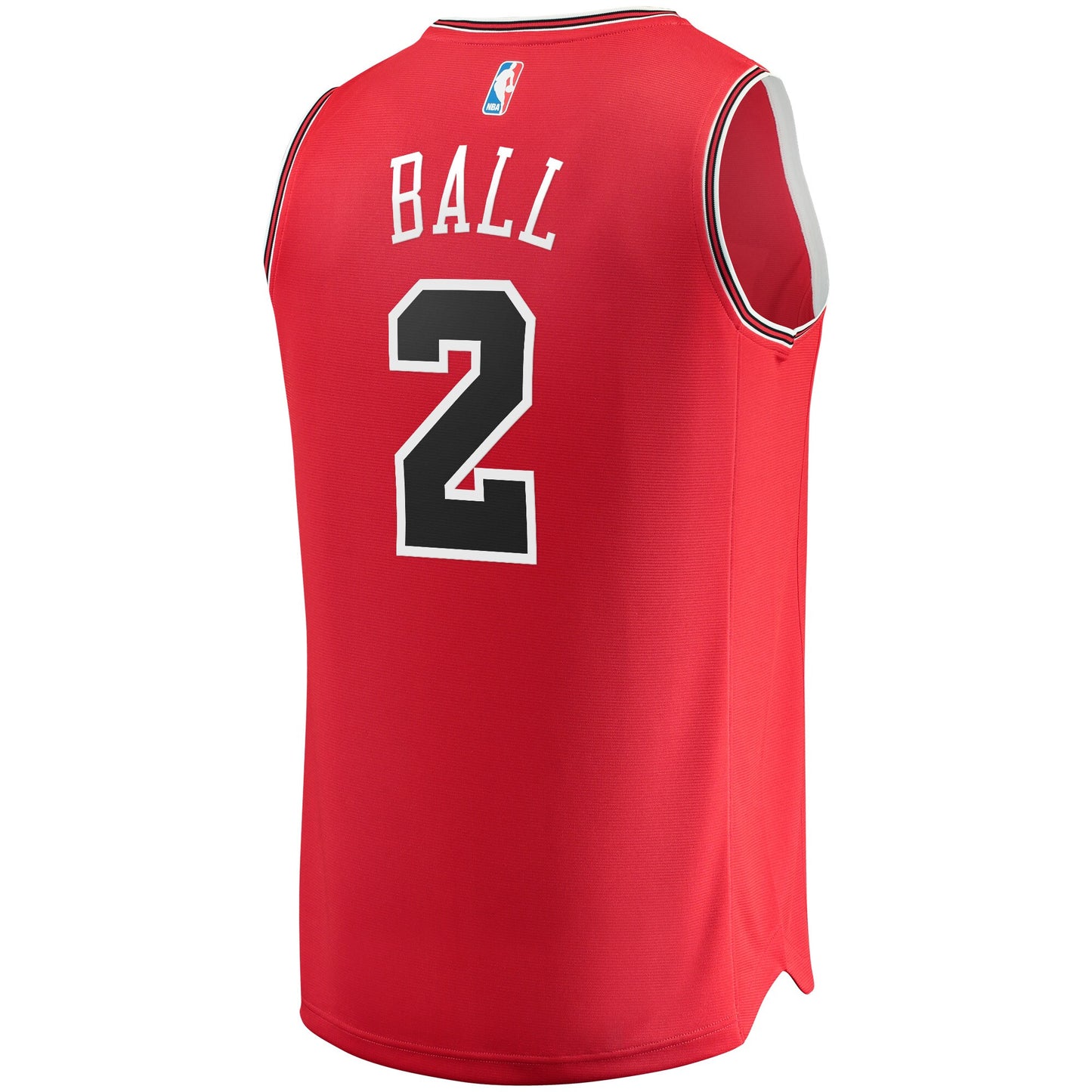 Youth Chicago Bulls Lonzo Ball Fanatics Red Fast Break Road Replica Jersey - Icon Edition