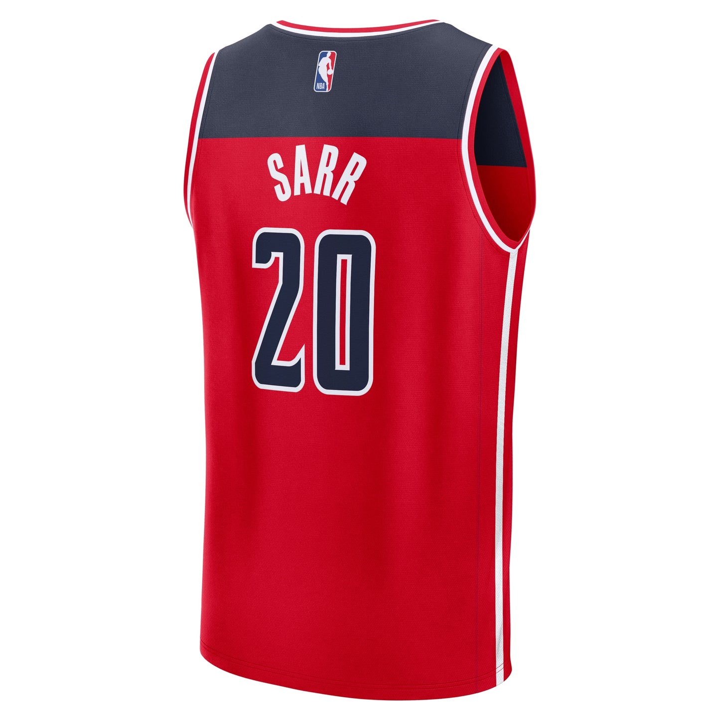 Men's Washington Wizards Alex Sarr Fanatics Red Fast Break Replica Jersey - Icon Edition