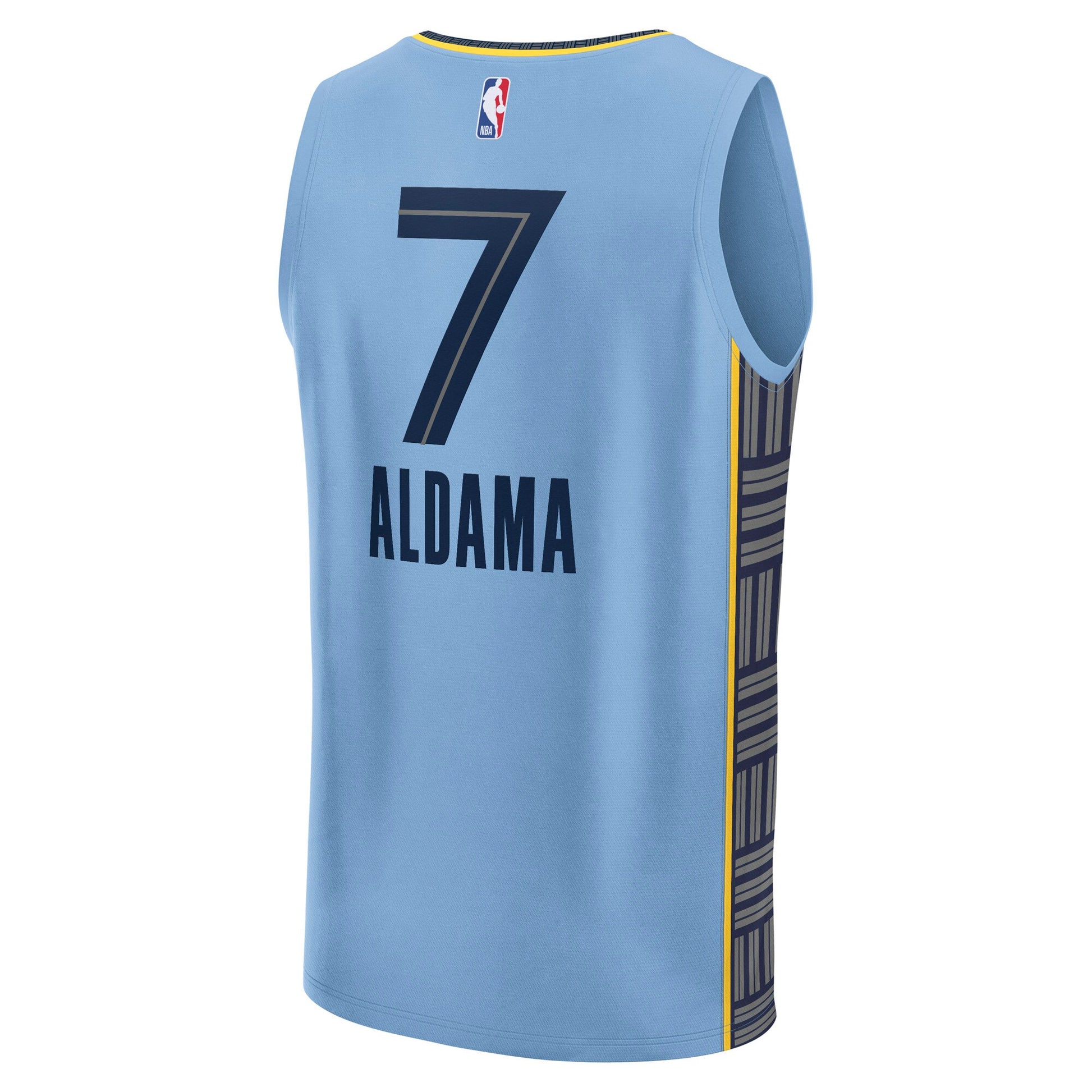 Men's Memphis Grizzlies Santi Aldama Fanatics Light Blue Fast Break Replica Player Jersey - Statement Edition
