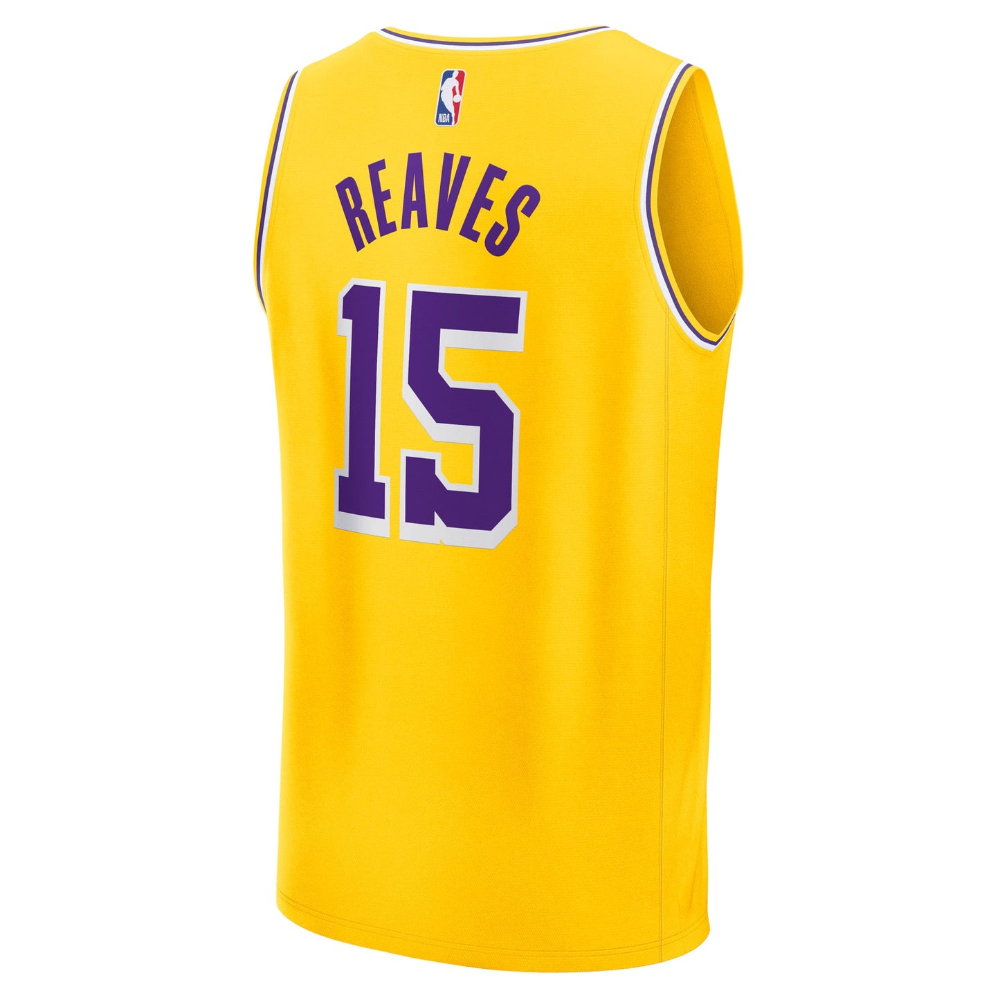 Youth Los Angeles Lakers Austin Reaves Fanatics Gold Fast Break Replica Jersey - Icon Edition