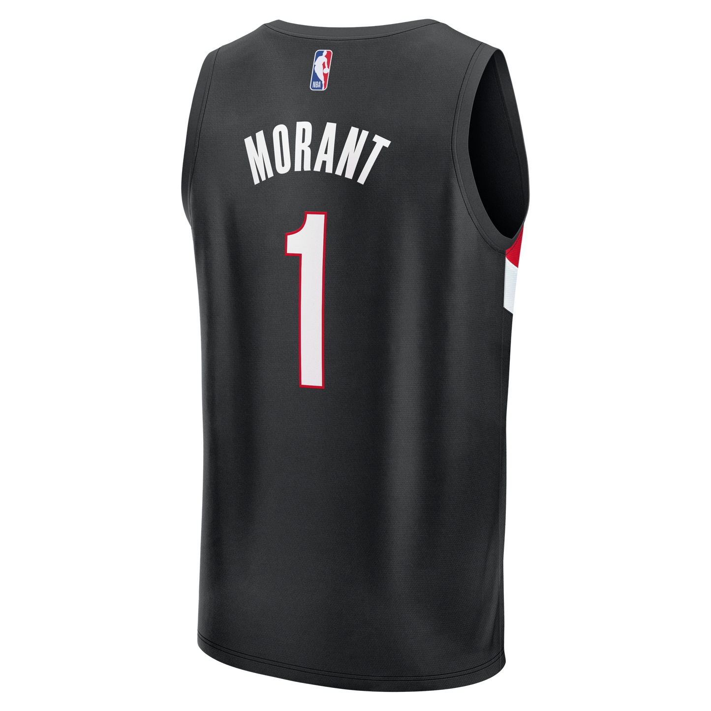 Men's Portland Trail Blazers Ja Morant Fanatics Black Fast Break Jersey - Icon Edition