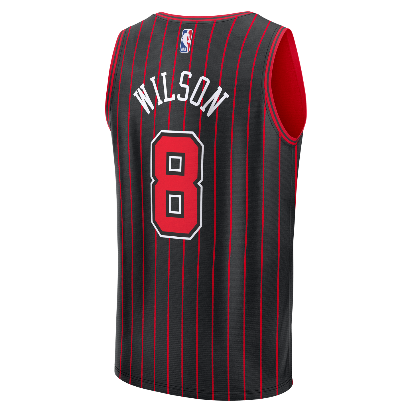 Youth Chicago Bulls Caleb Wilson Fanatics Black Fast Break Replica Jersey - Statement Edition