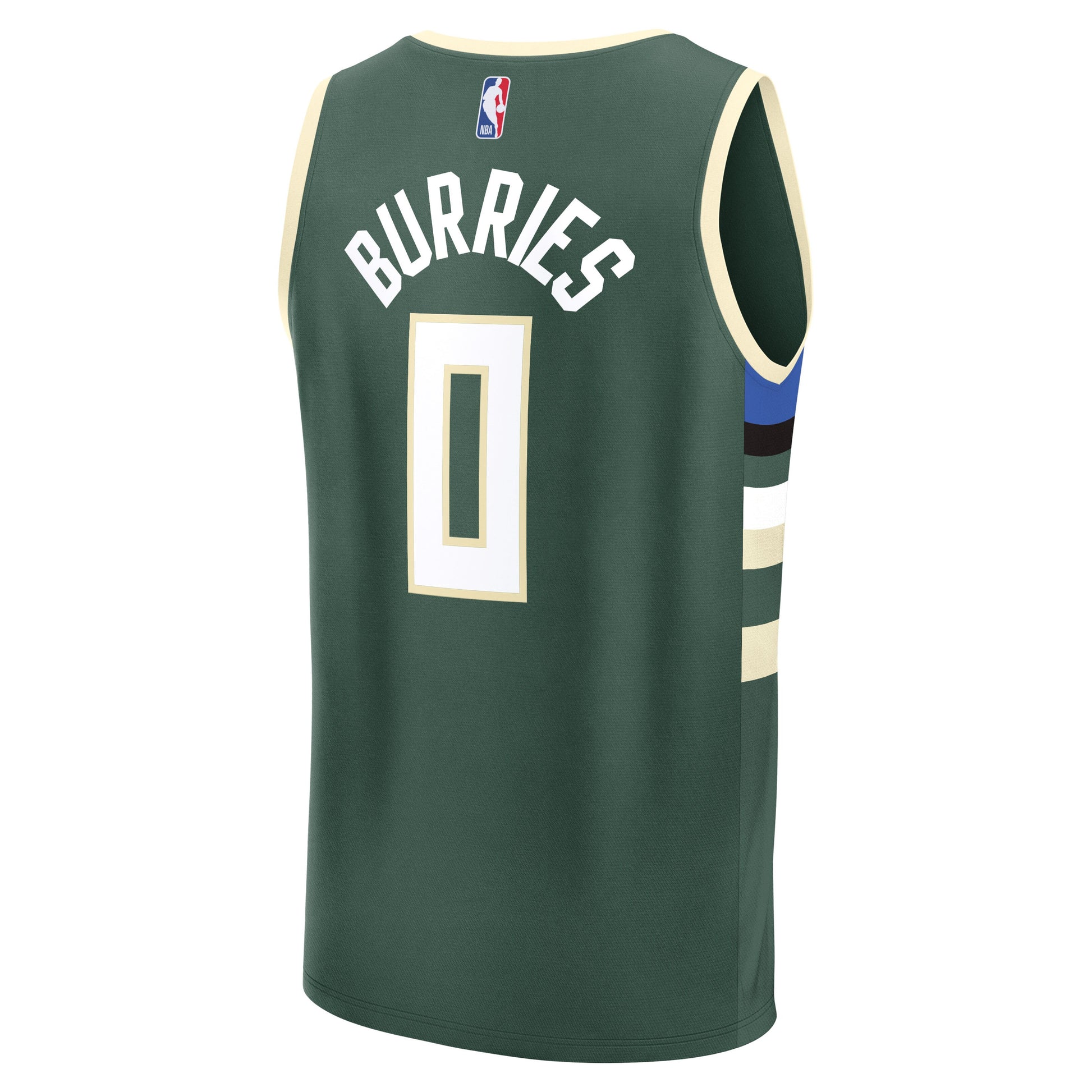 Men's Milwaukee Bucks Brayden Burries Fanatics Green 2026 NBA Draft First Round Pick Fast Break Jersey - Icon Edition