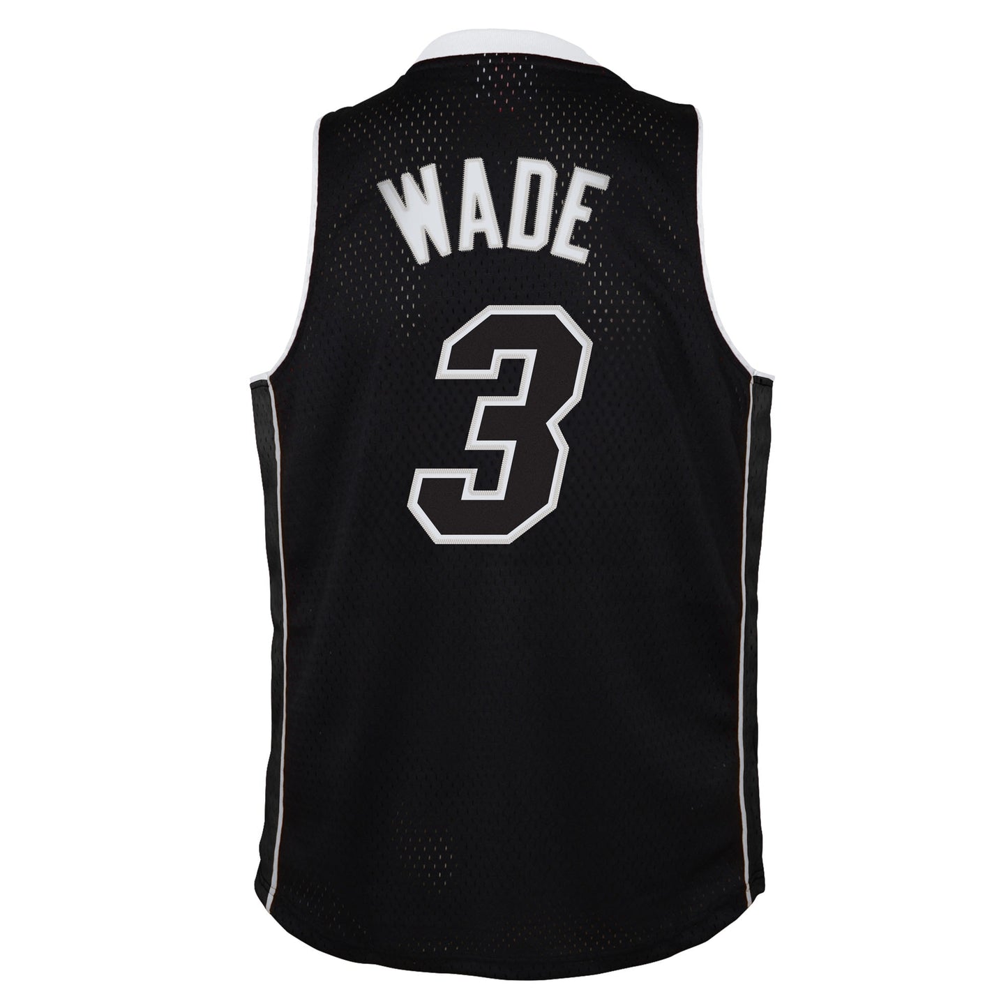 Youth Miami Heat Dwyane Wade Mitchell & Ness Black 2011/12 Hardwood Classics Swingman Alternate Jersey