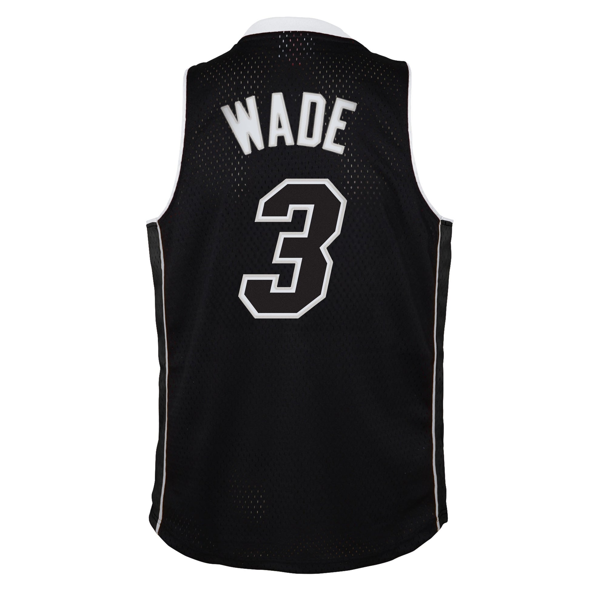 Youth Miami Heat Dwyane Wade Mitchell & Ness Black 2011/12 Hardwood Classics Swingman Alternate Jersey