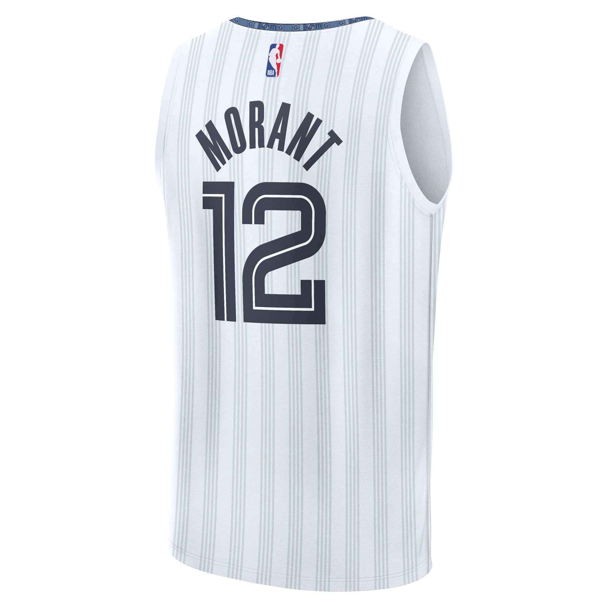 Men's Memphis Grizzlies Ja Morant Fanatics White 2025/26 City Edition Fast Break Jersey