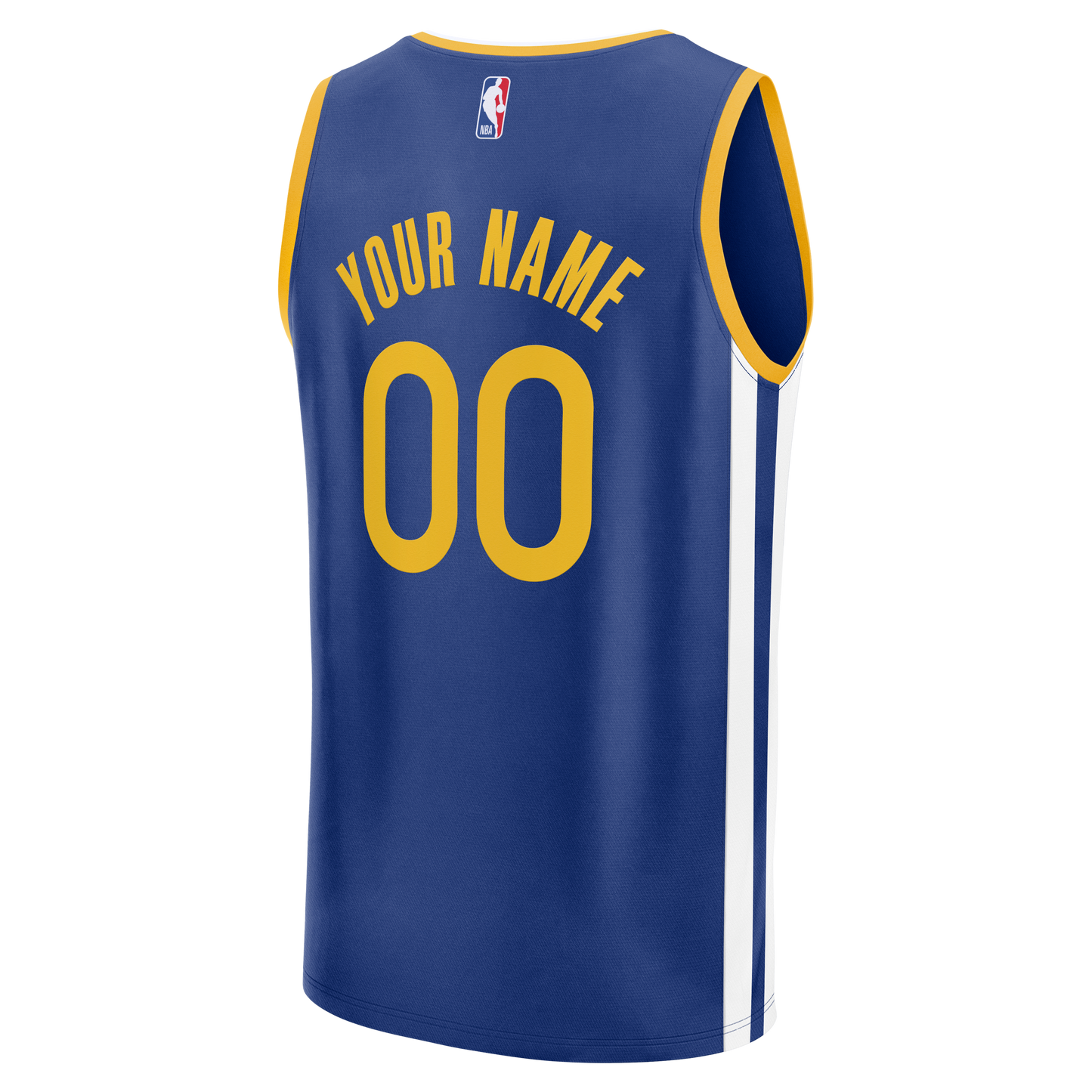 Men's Golden State Warriors Fanatics Royal Fast Break Custom Jersey - Icon Edition