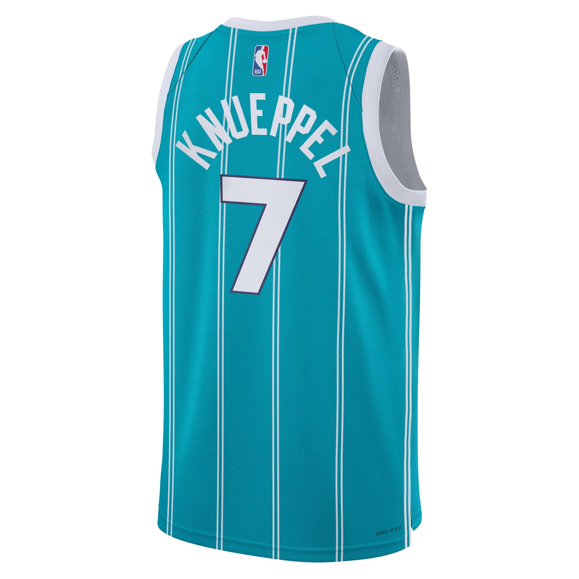 Youth Charlotte Hornets Kon Knueppel Nike Teal Swingman Jersey - Icon Edition
