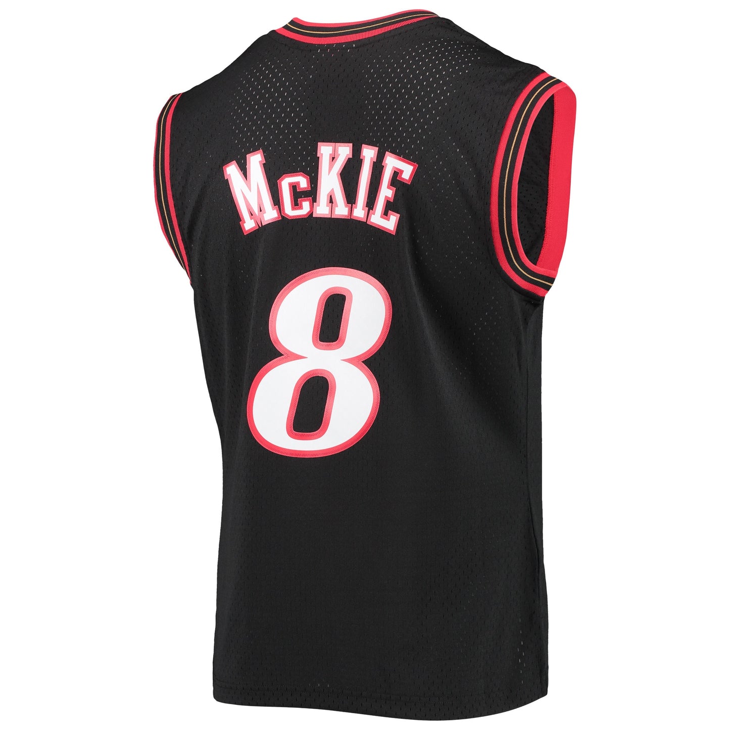 Men's Philadelphia 76ers Aaron McKie Mitchell & Ness Black Hardwood Classics Swingman Jersey