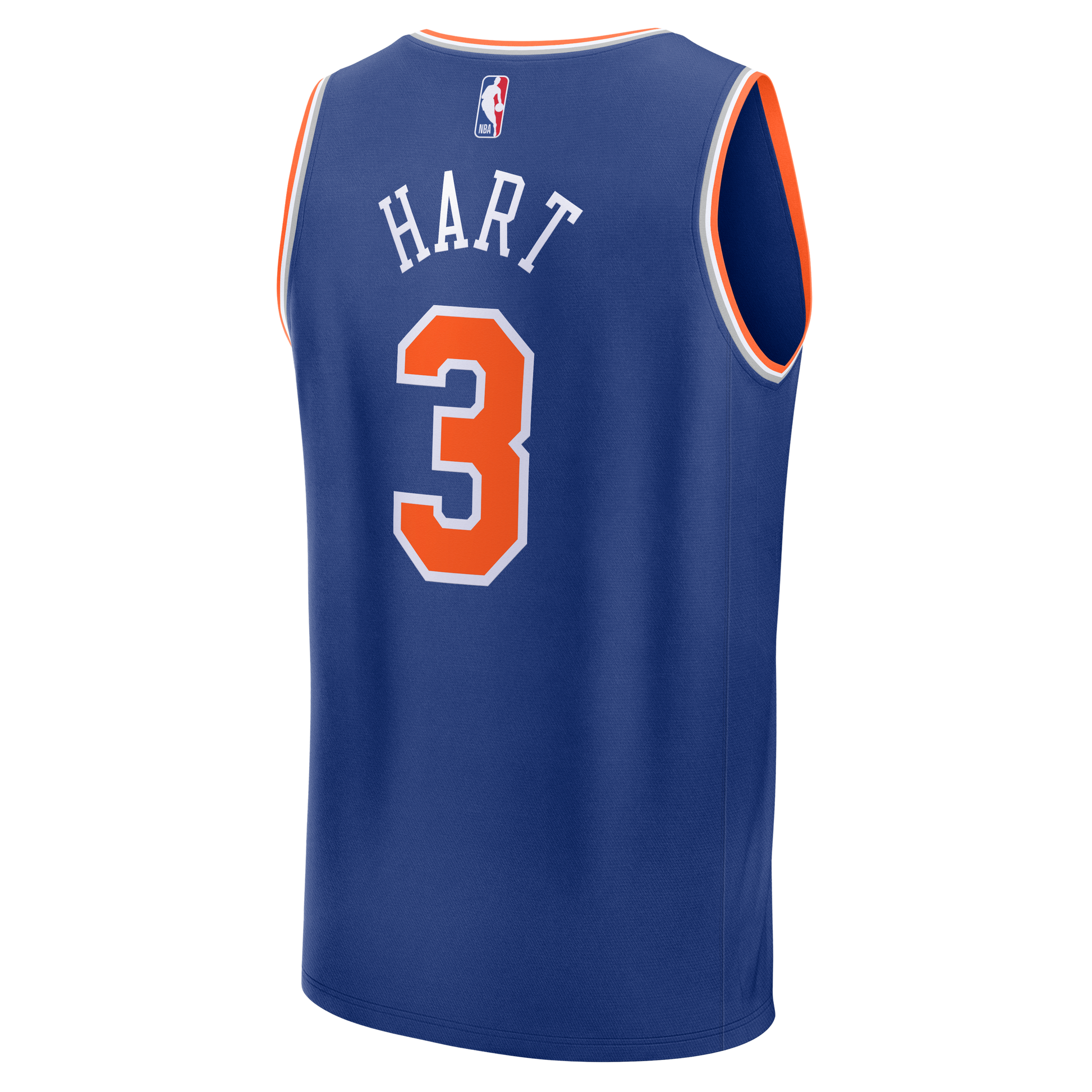 Men's New York Knicks Josh Hart Fanatics Blue Fast Break Jersey - Icon Edition