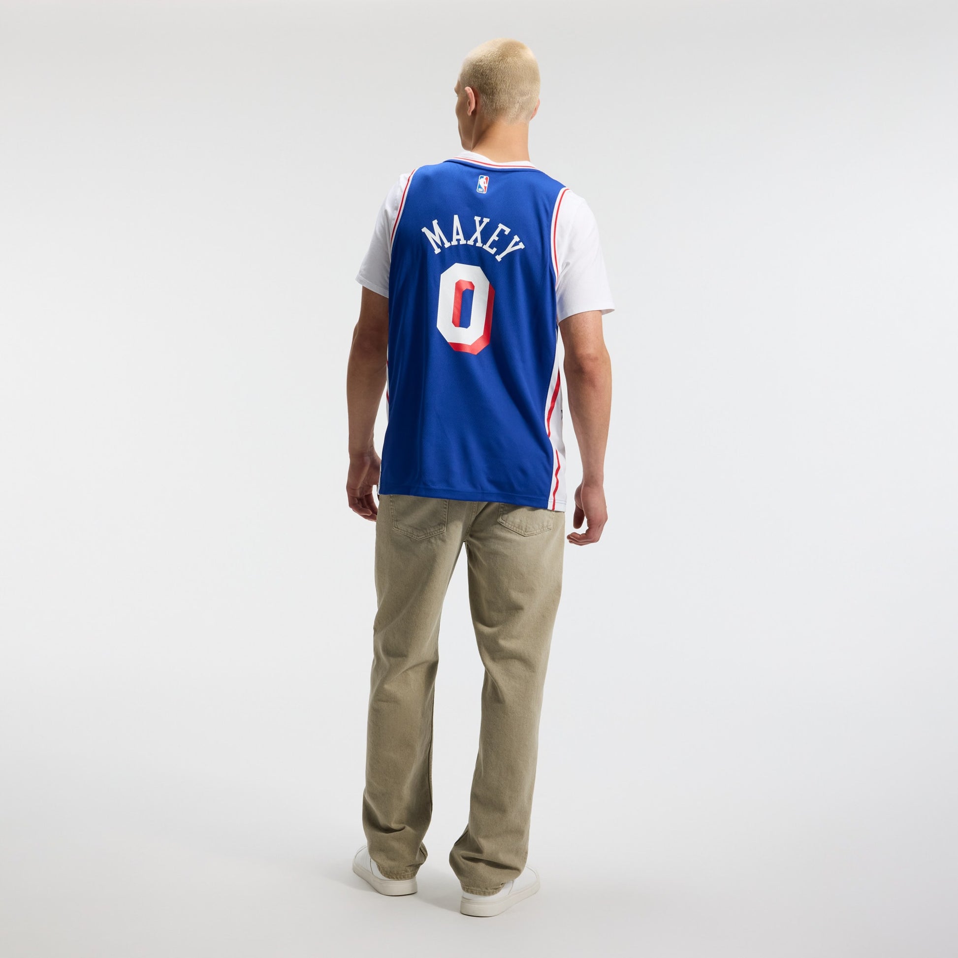 Men's Philadelphia 76ers Tyrese Maxey Fanatics Royal Fast Break Replica Player Jersey - Icon Edition
