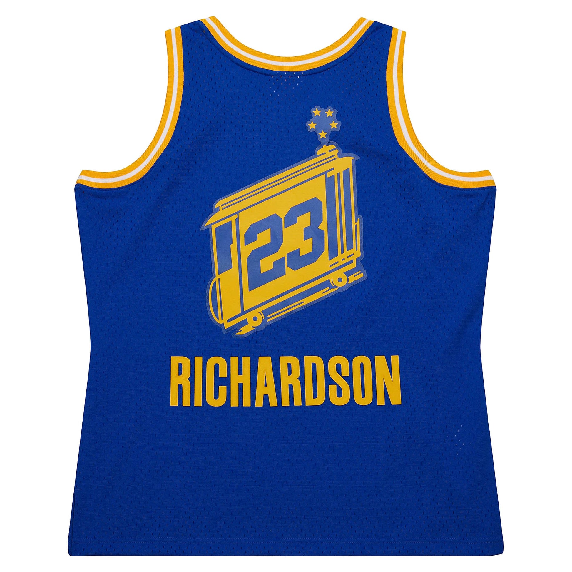 Men's Golden State Warriors Jason Richardson Mitchell & Ness Royal 2004/05 Hardwood Classics Swingman Jersey