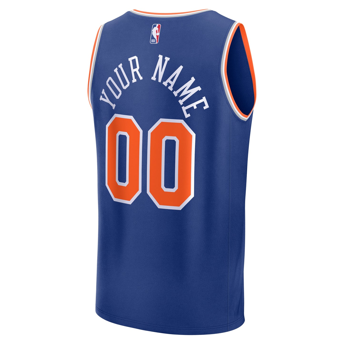 Men's New York Knicks Fanatics Blue Fast Break Custom Jersey - Icon Edition