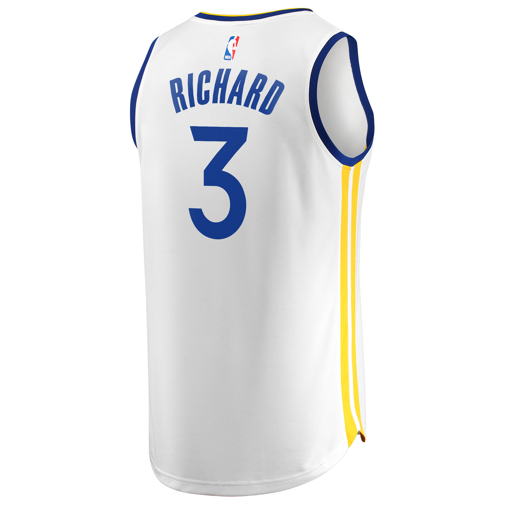 Men's Golden State Warriors Will Richard Fanatics White Fast Break Replica Player Jersey - Association Edition