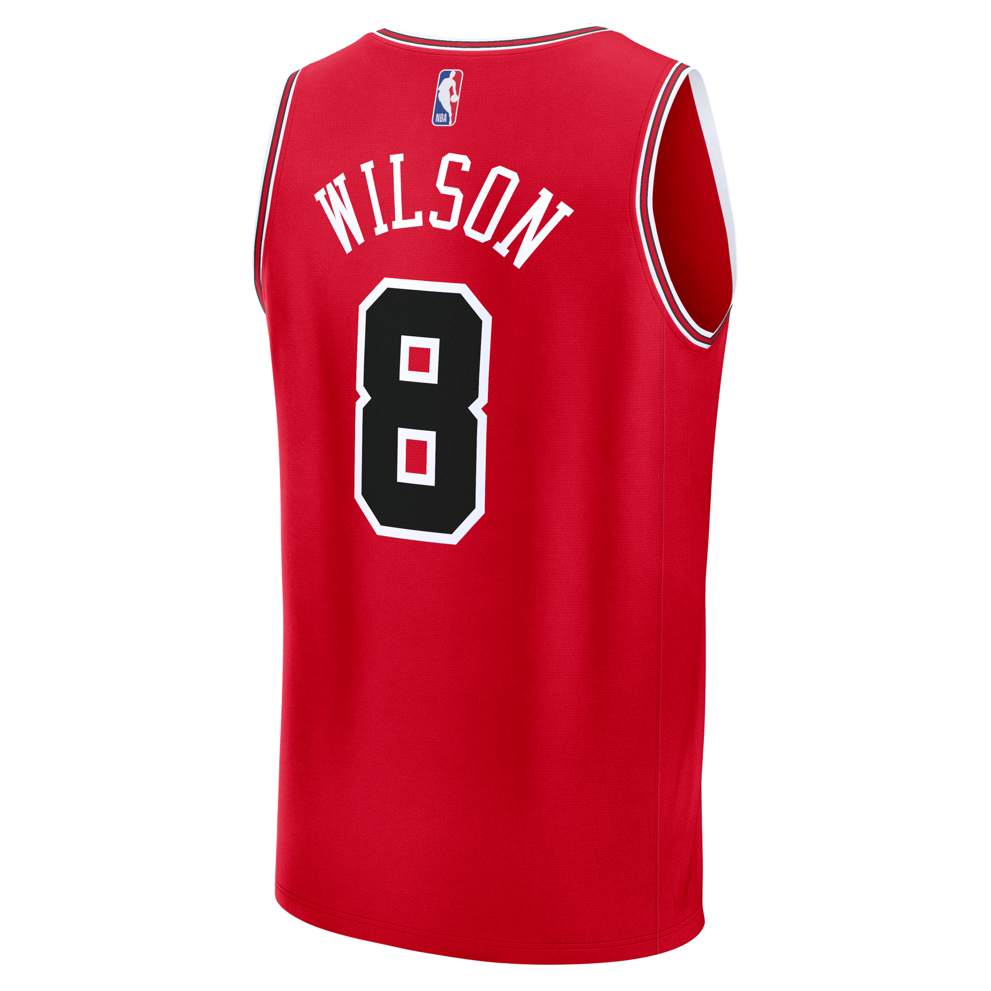 Youth Chicago Bulls Caleb Wilson Fanatics Red Fast Break Replica Jersey - Icon Edition