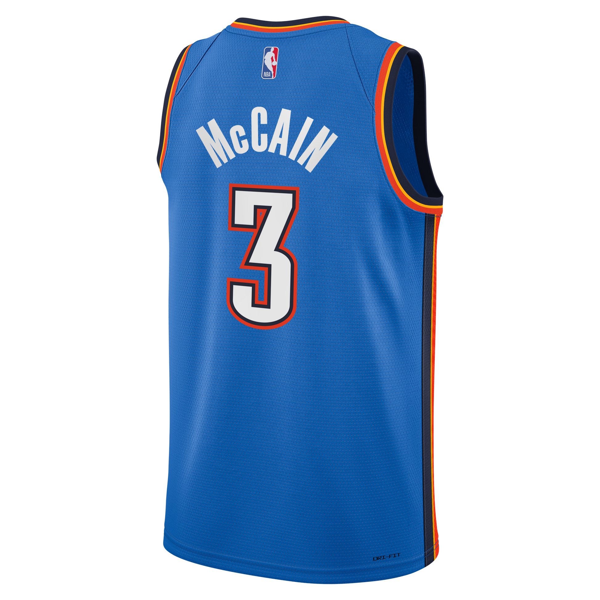 Youth Oklahoma City Thunder Jared McCain Nike Blue Swingman Jersey - Icon Edition