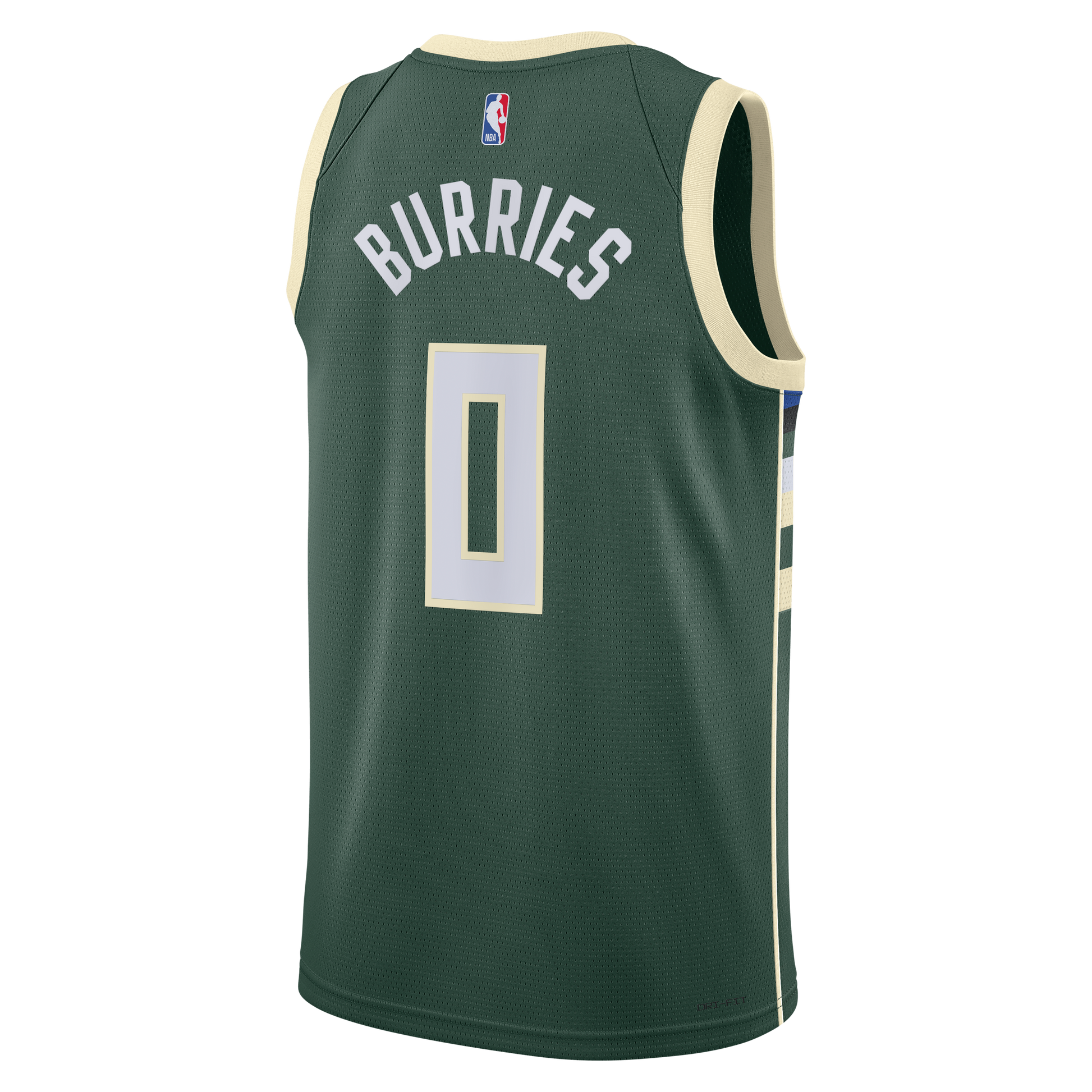 Unisex Milwaukee Bucks Brayden Burries Nike Hunter Green Swingman Jersey - Icon Edition