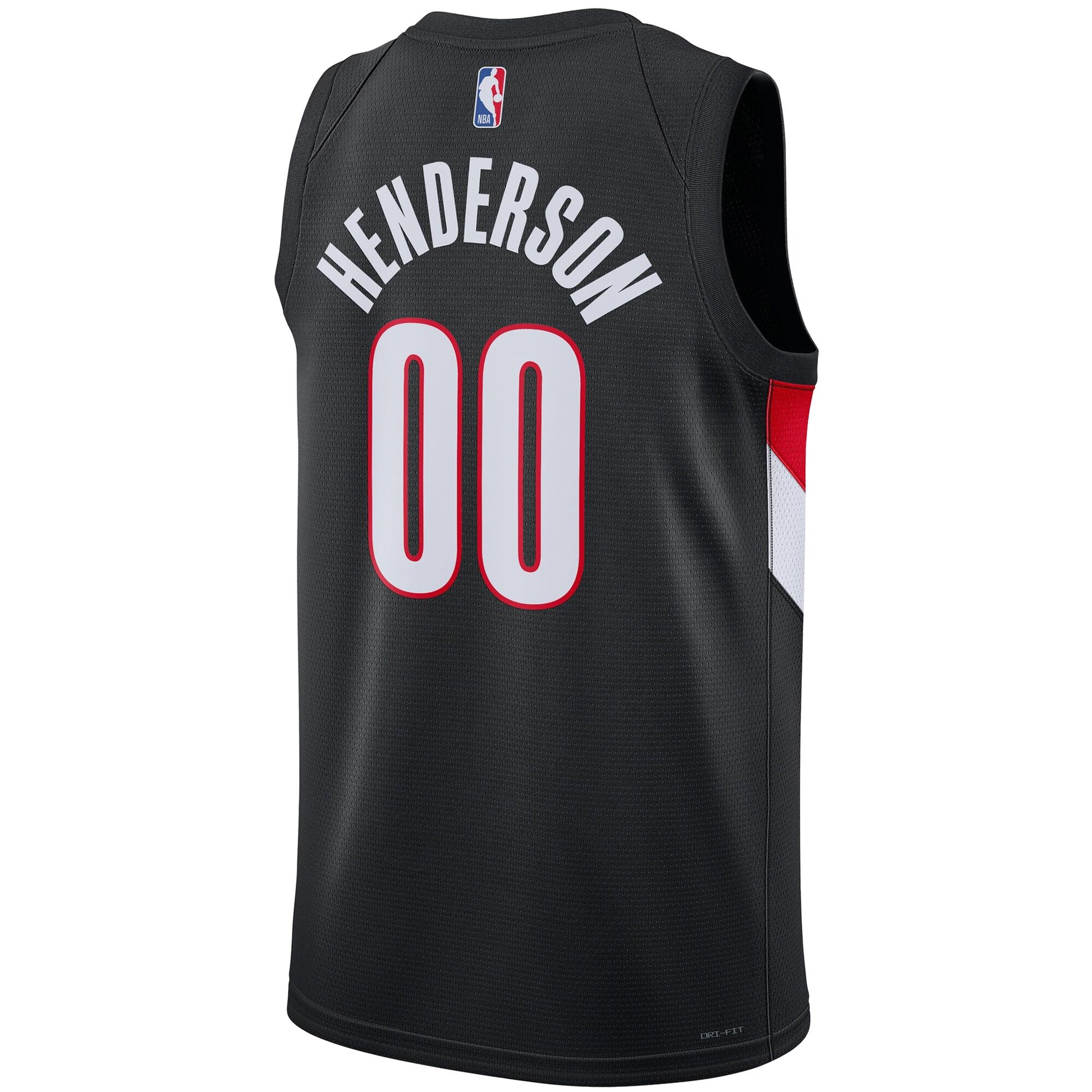 Unisex Portland Trail Blazers Scoot Henderson Nike Black Swingman Jersey - Icon Edition