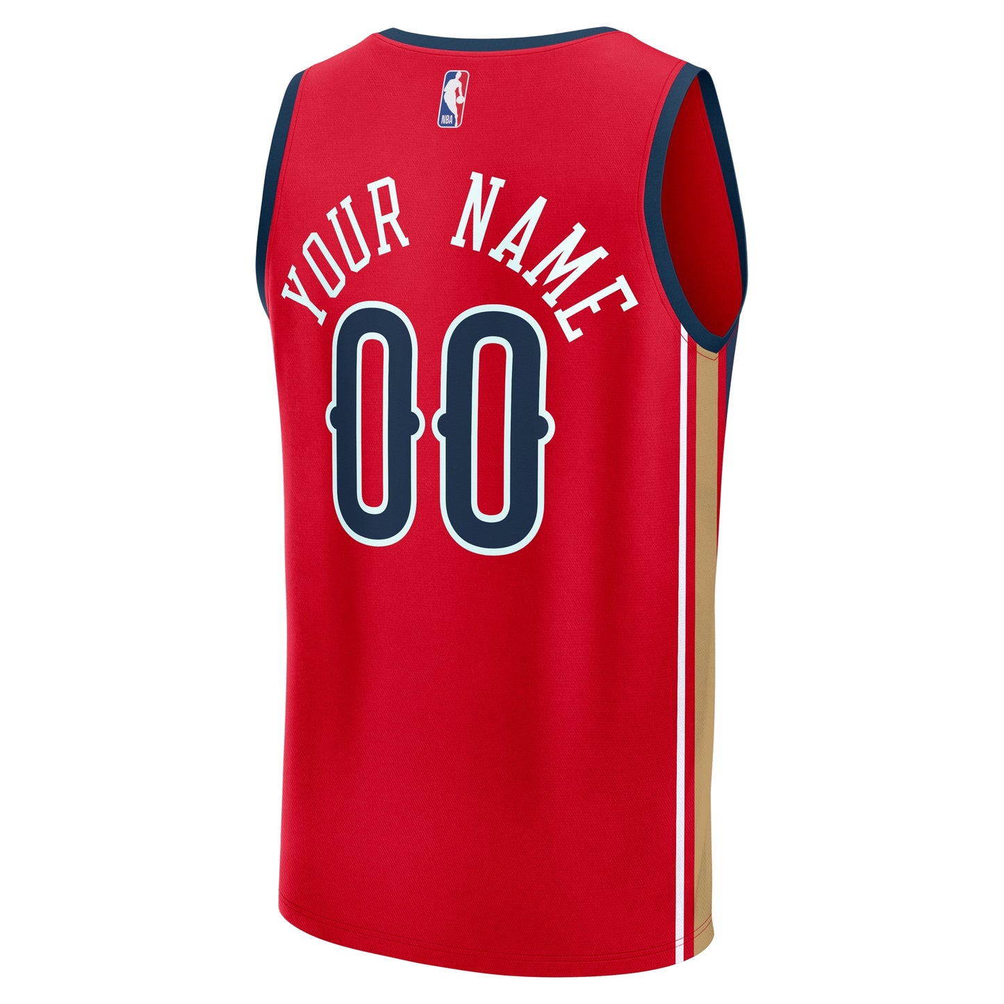 Men's New Orleans Pelicans Fanatics Red Fast Break Custom Jersey - Statement Edition