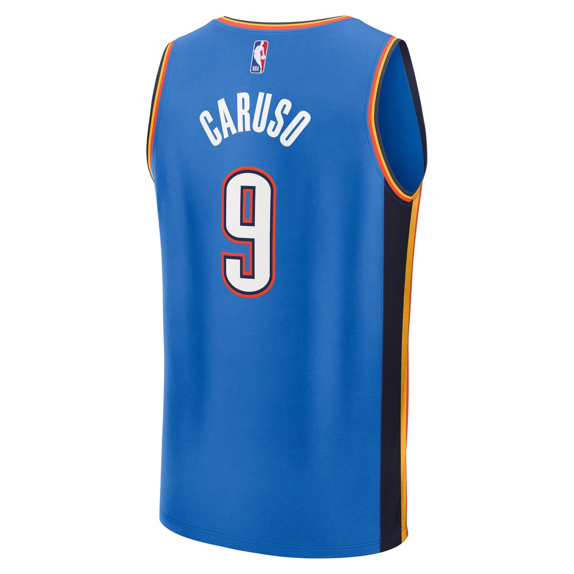 Youth Oklahoma City Thunder Alex Caruso Fanatics Blue 2025 NBA Finals Champions Fast Break Replica Player Jersey - Icon Edition
