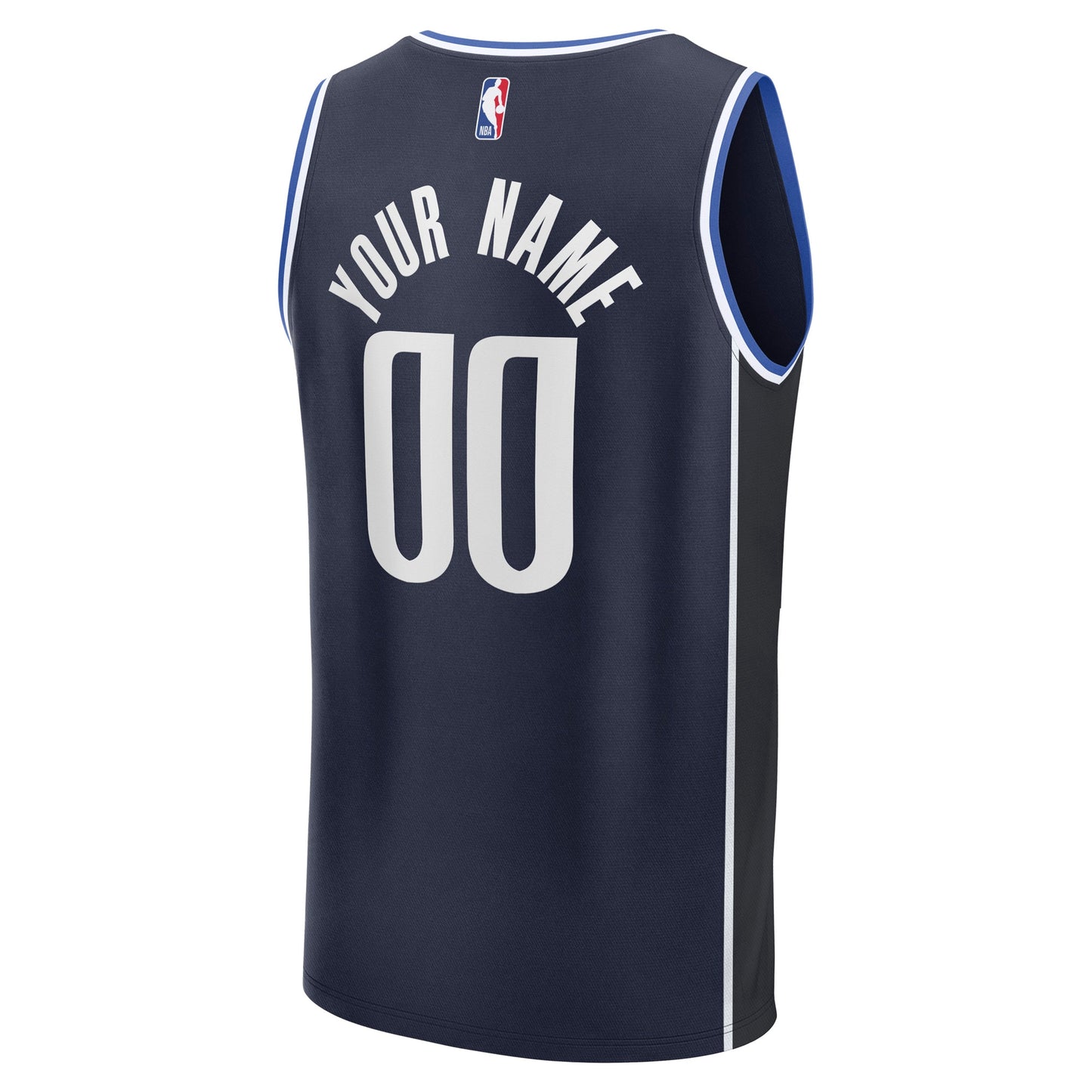 Men's Dallas Mavericks Fanatics Navy Fast Break Custom Jersey - Statement Edition