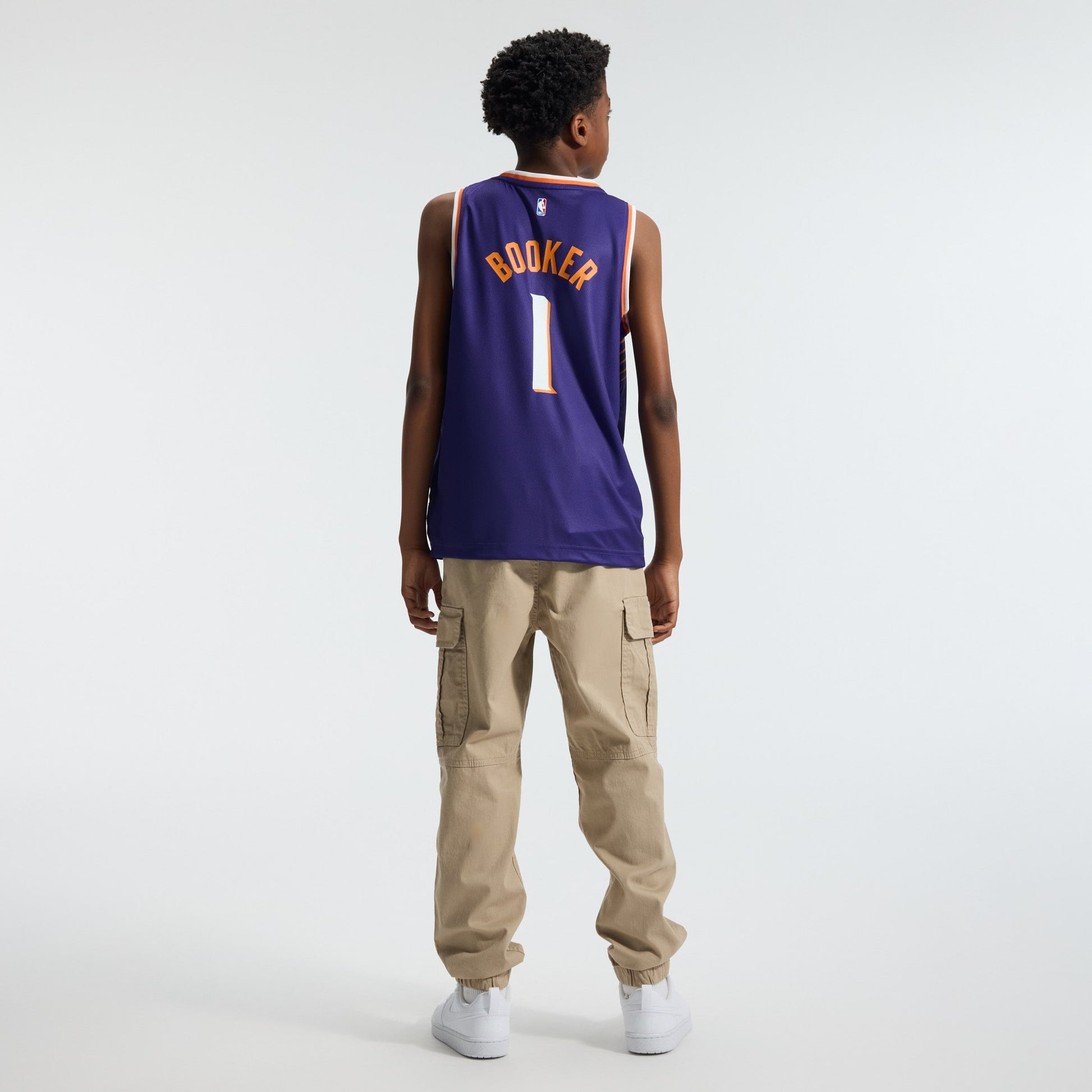 Youth Phoenix Suns Devin Booker Fanatics Purple Fast Break Replica Player Jersey - Icon Edition