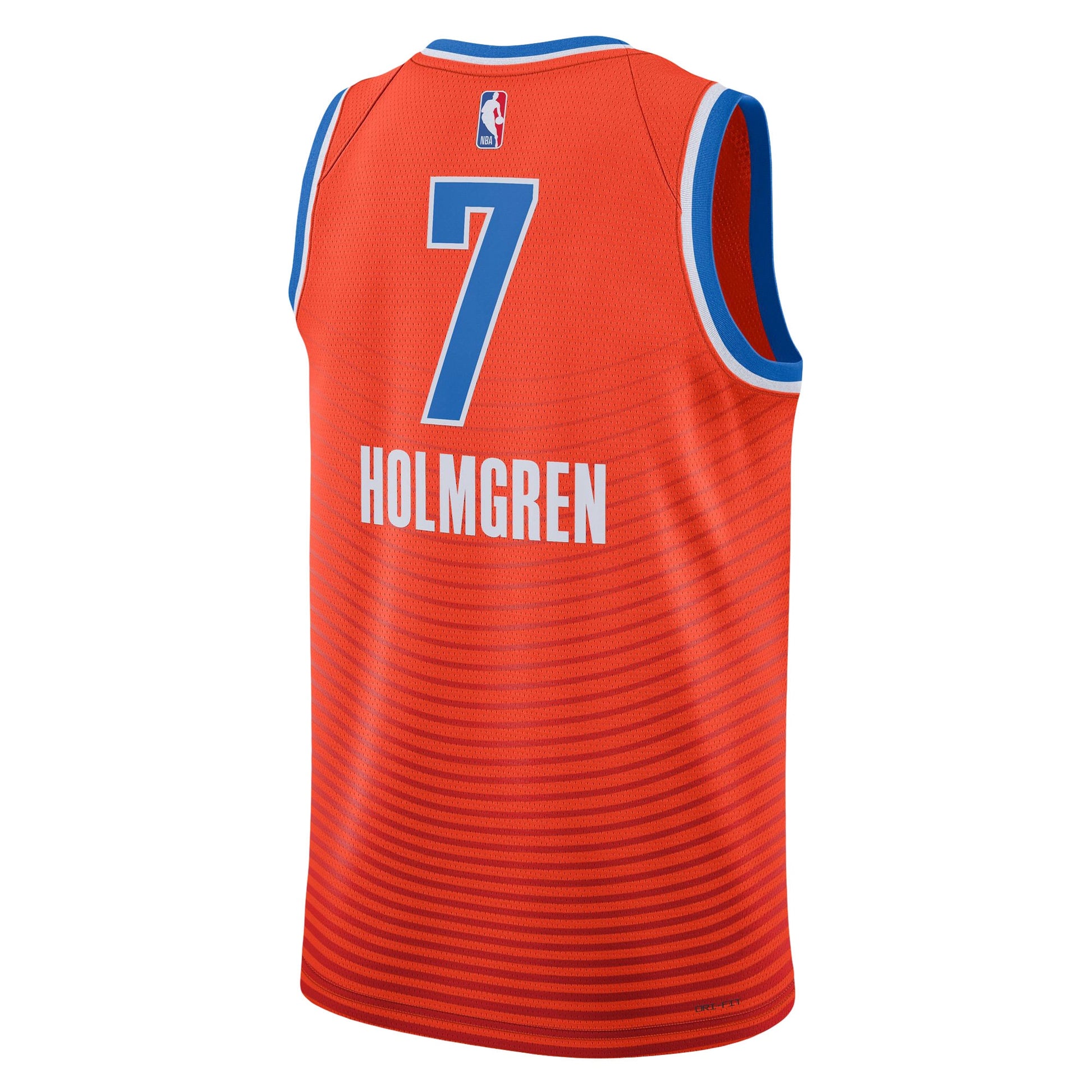 Unisex Oklahoma City Thunder Chet Holmgren Jordan Brand Orange Swingman Jersey - Statement Edition
