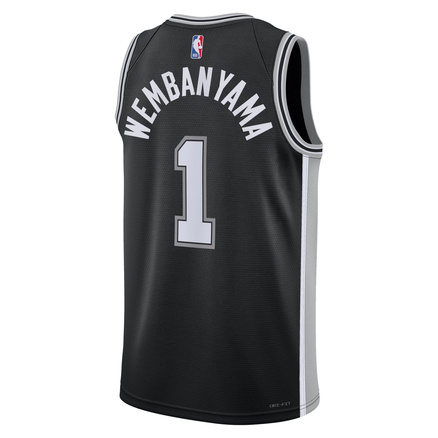 Unisex San Antonio Spurs Victor Wembanyama Nike Black Swingman Jersey - Icon Edition
