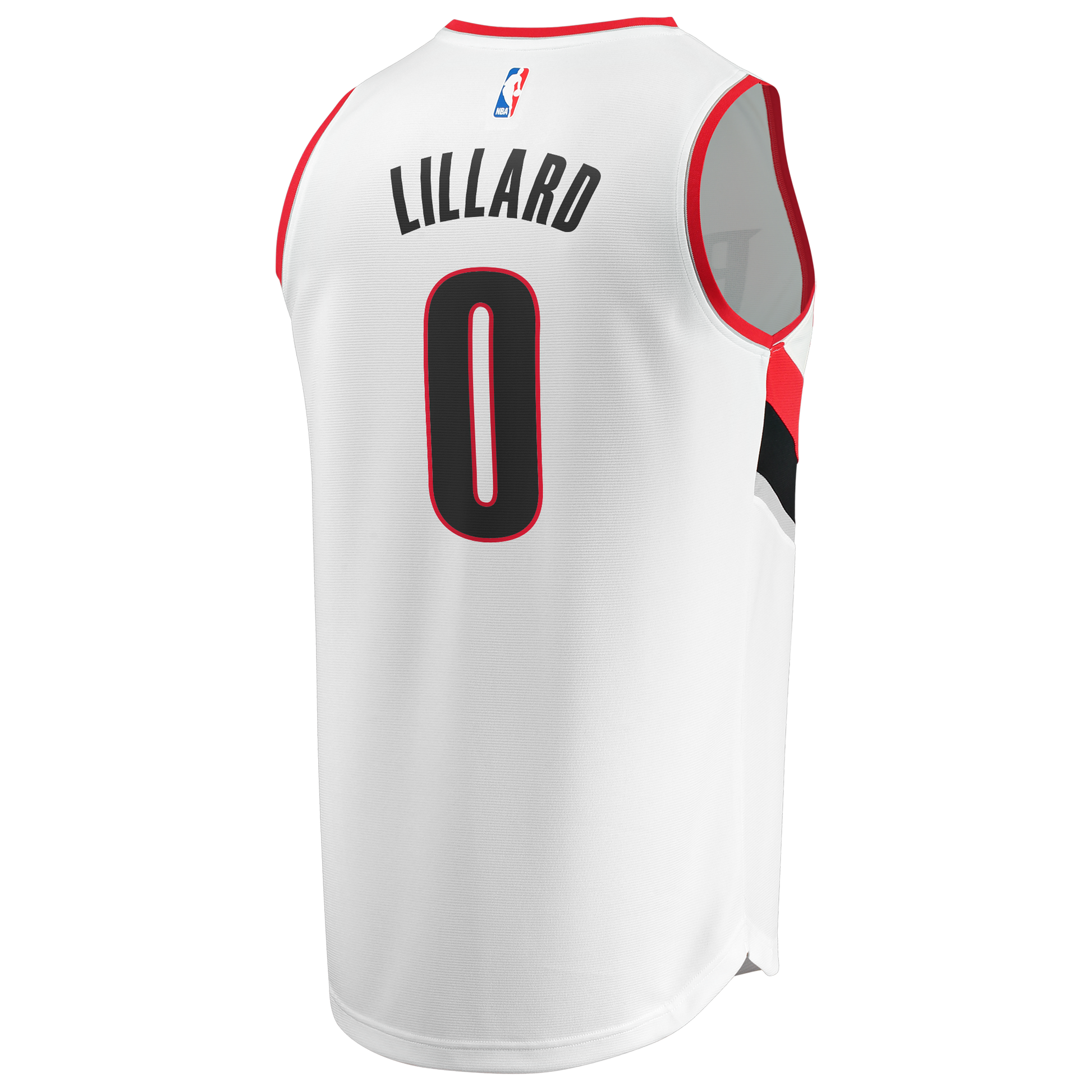 Men's Portland Trail Blazers Damian Lillard Fanatics White Fast Break Replica Jersey - Association Edition