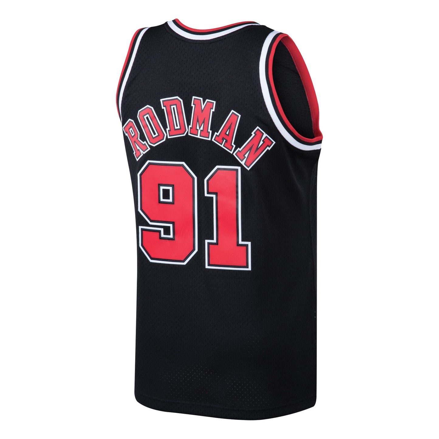 Men's Chicago Bulls Dennis Rodman Mitchell & Ness Black 1997/98 Hardwood Classics Swingman Jersey