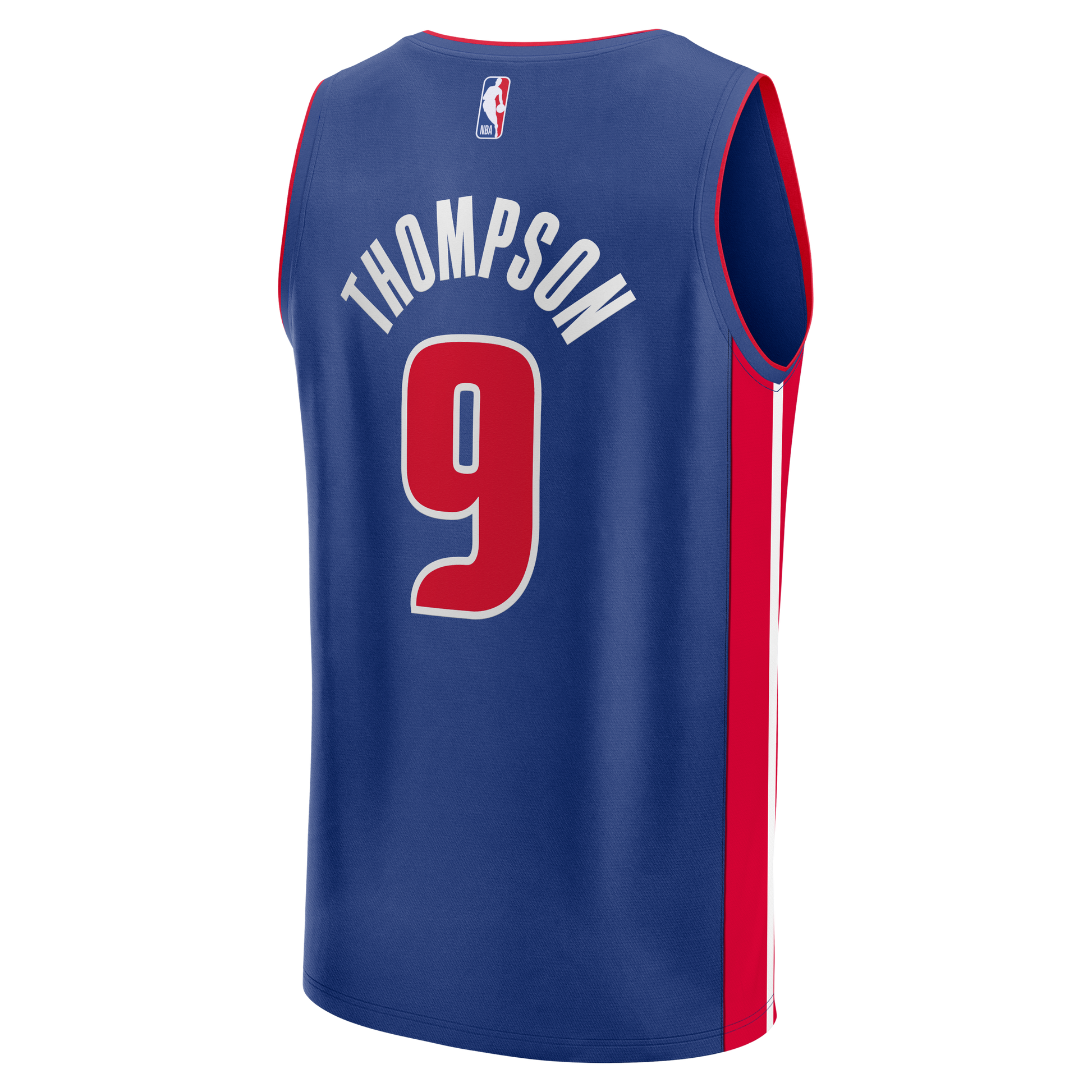 Men's Detroit Pistons Ausar Thompson Fanatics Blue Fast Break Jersey - Icon Edition
