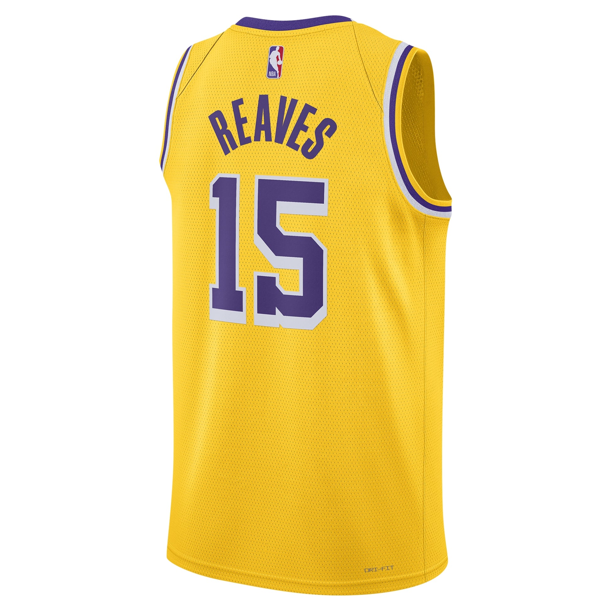 Unisex Los Angeles Lakers Austin Reaves Nike Gold Swingman Jersey - Icon Edition