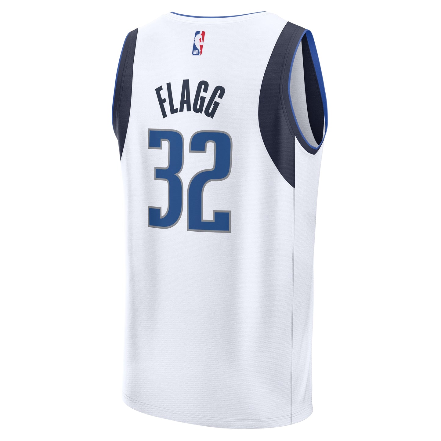 Men's Dallas Mavericks Cooper Flagg Fanatics White 2025 NBA Draft First Round Pick Fast Break Replica Jersey - Association Edition