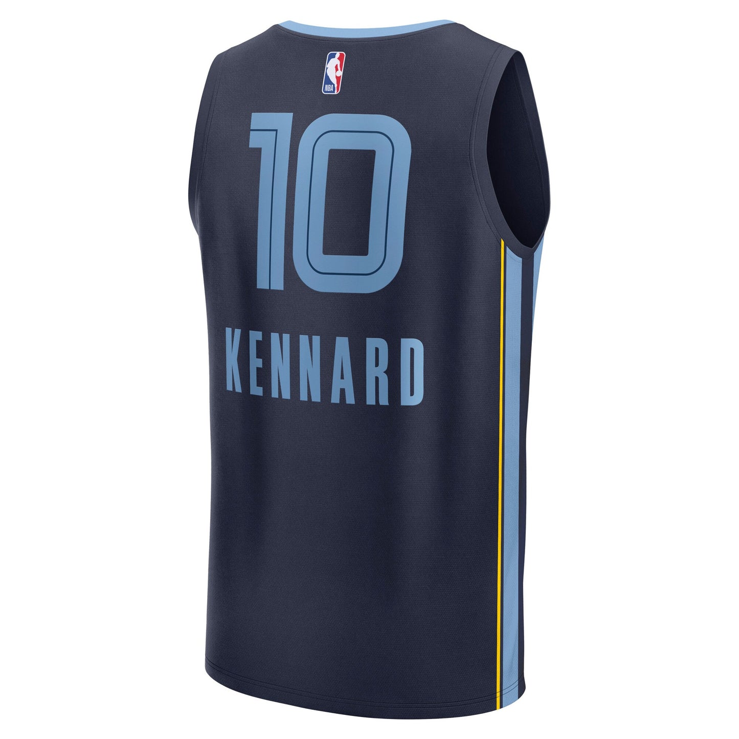 Men's Memphis Grizzlies Luke Kennard Fanatics Navy Fast Break Replica Player Jersey - Icon Edition