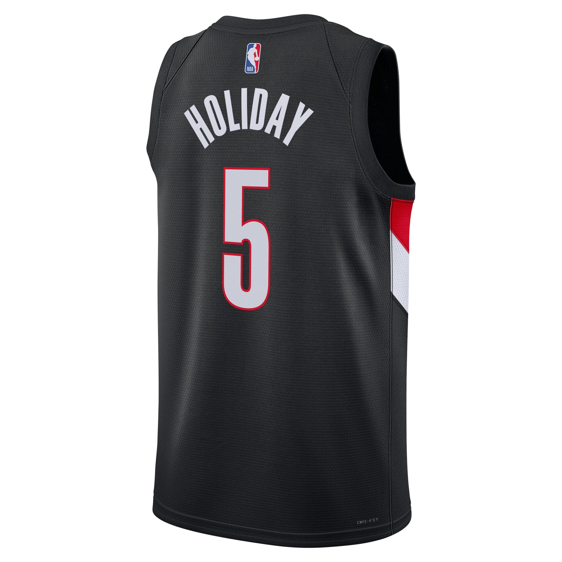 Unisex Portland Trail Blazers Jrue Holiday Nike Black Swingman Jersey - Icon Edition