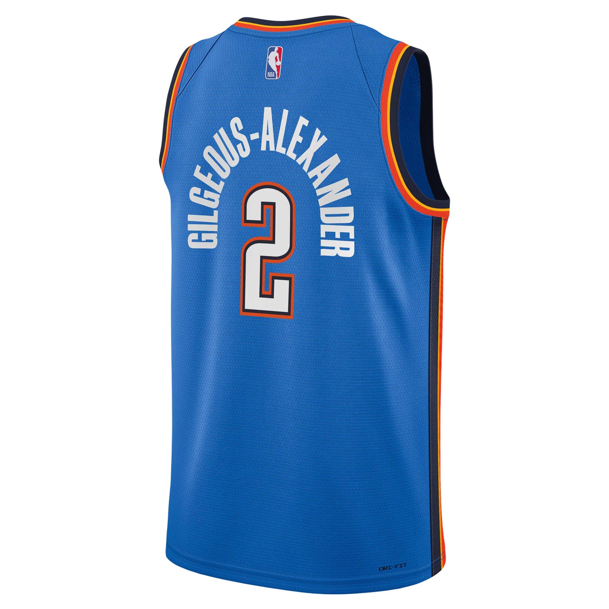 Youth Oklahoma City Thunder Shai Gilgeous-Alexander Nike Blue Swingman Jersey - Icon Edition