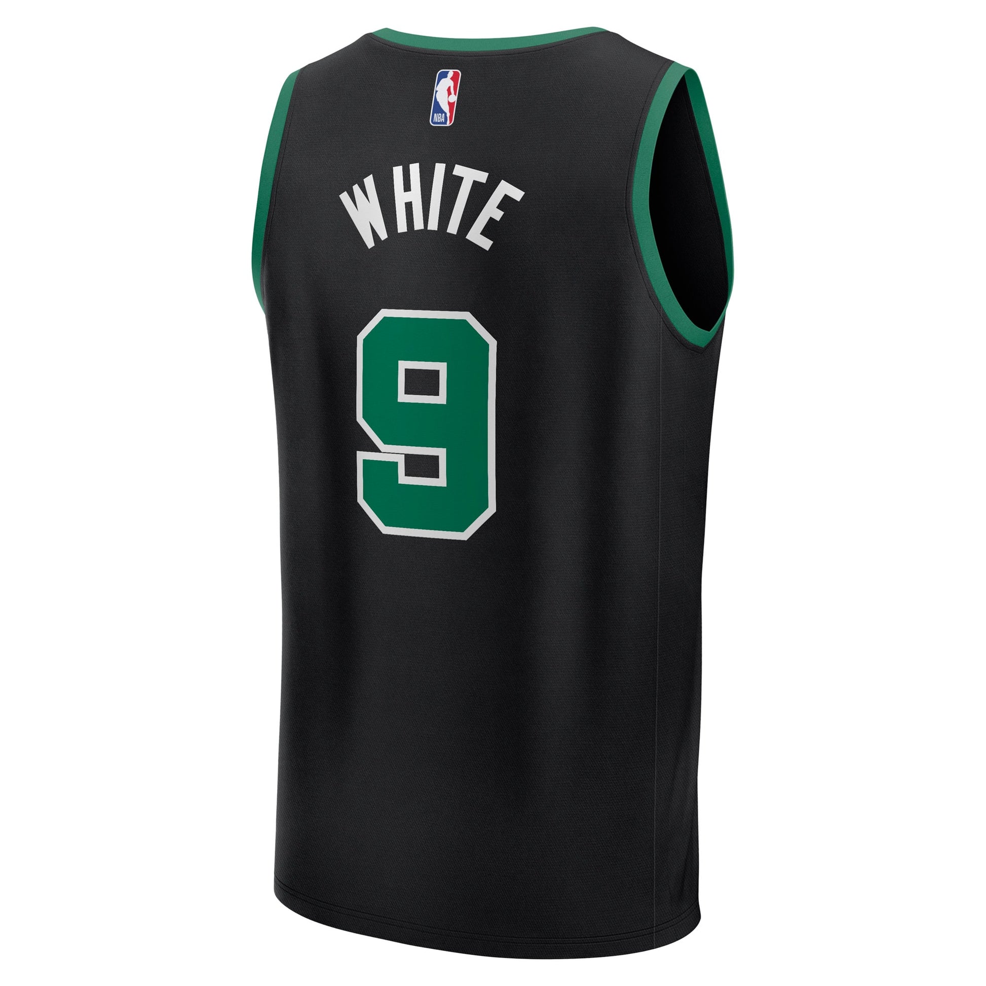 Men's Boston Celtics Derrick White Fanatics Black Fast Break Replica Player Jersey - Statement Edition